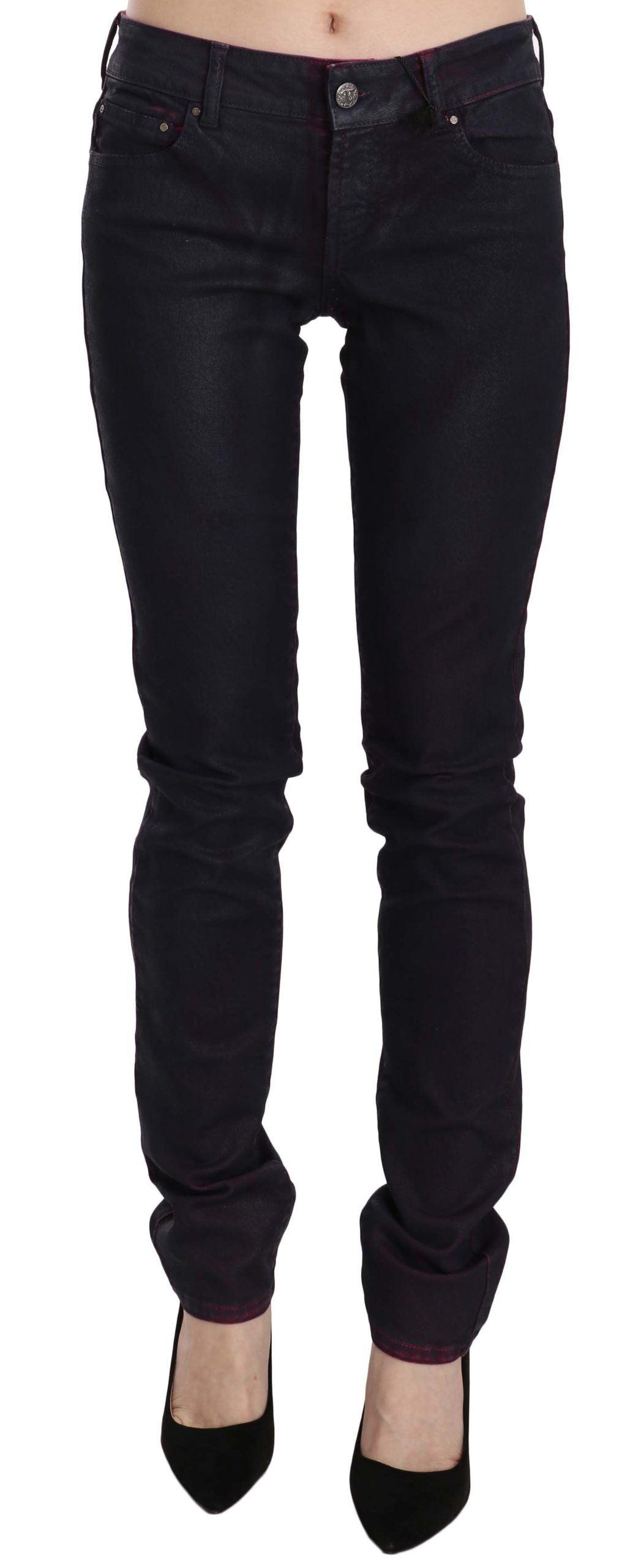 Just Cavalli - Jean skinny taille basse noir chic