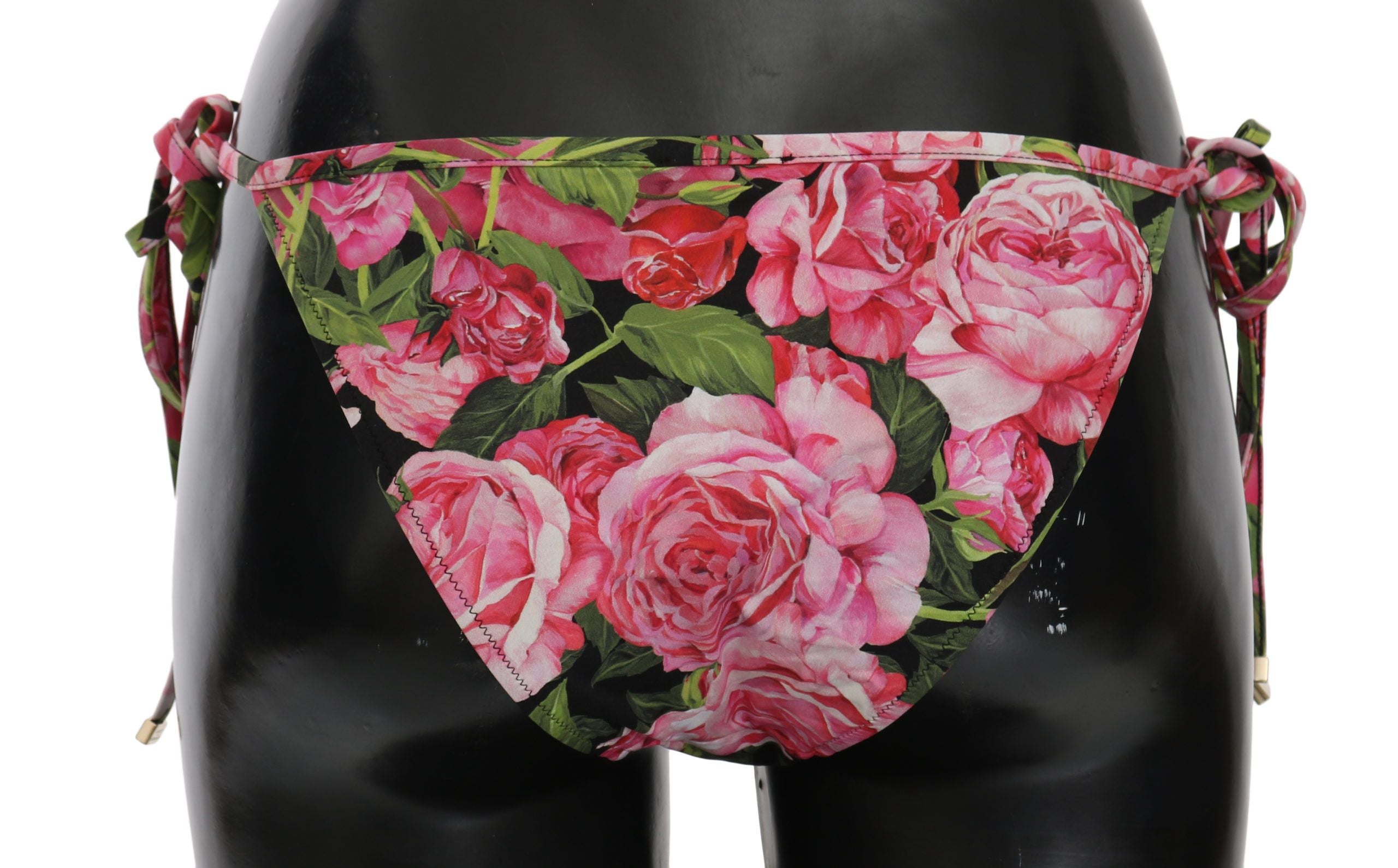 Dolce &amp; Gabbana Bas de bikini élégant à motif rose