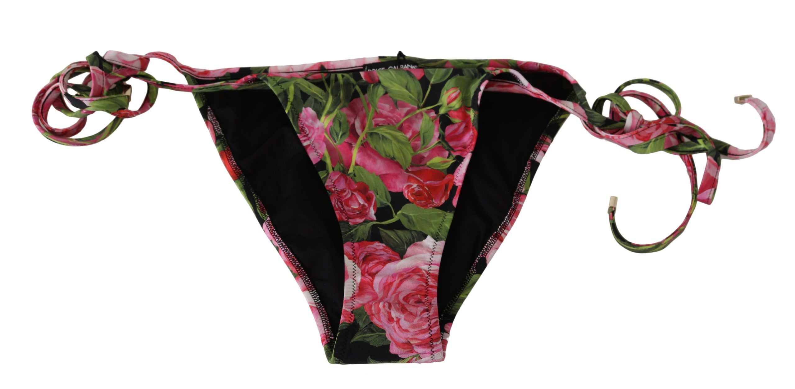 Dolce &amp; Gabbana Bas de bikini élégant à motif rose