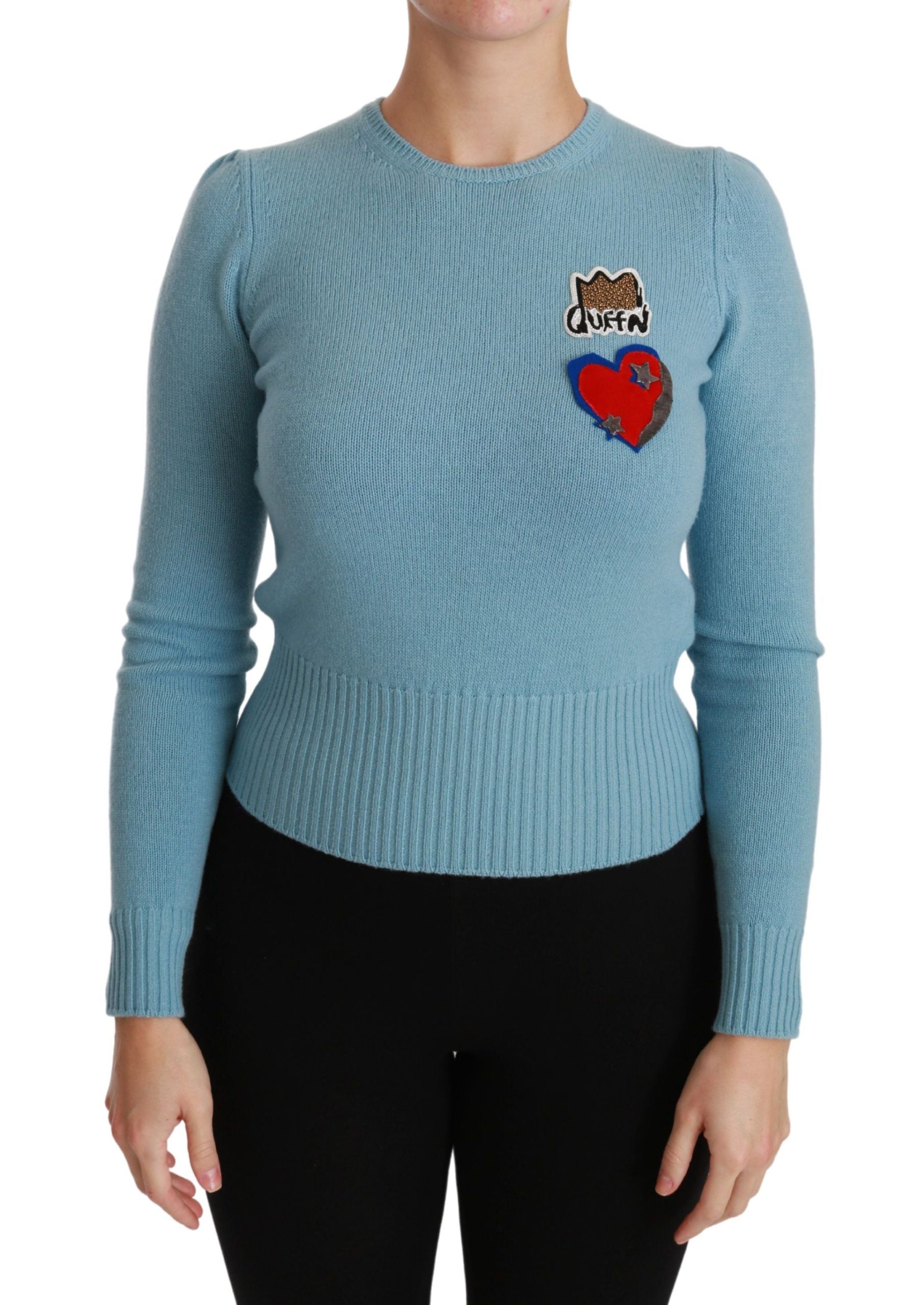 Dolce &amp; Gabbana Pull en laine perlée Queen Heart