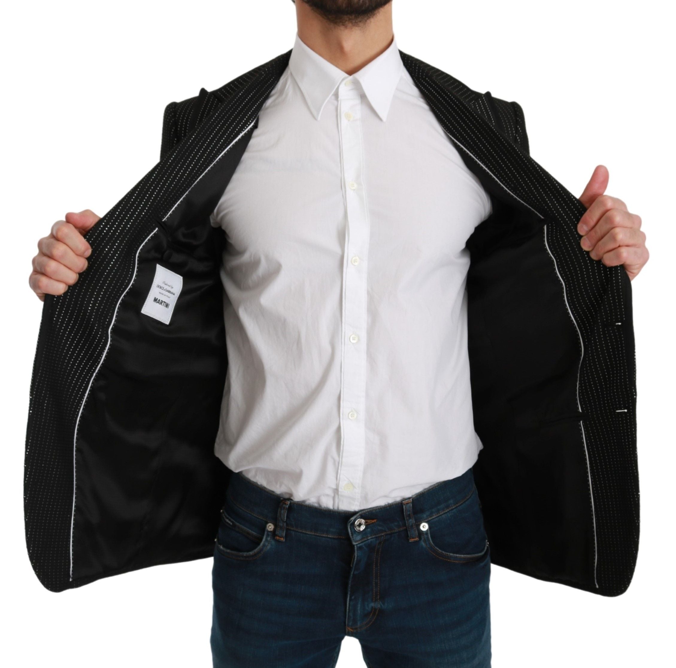 Dolce &amp; Gabbana Élégant Blazer Veste Formelle Coupe Slim