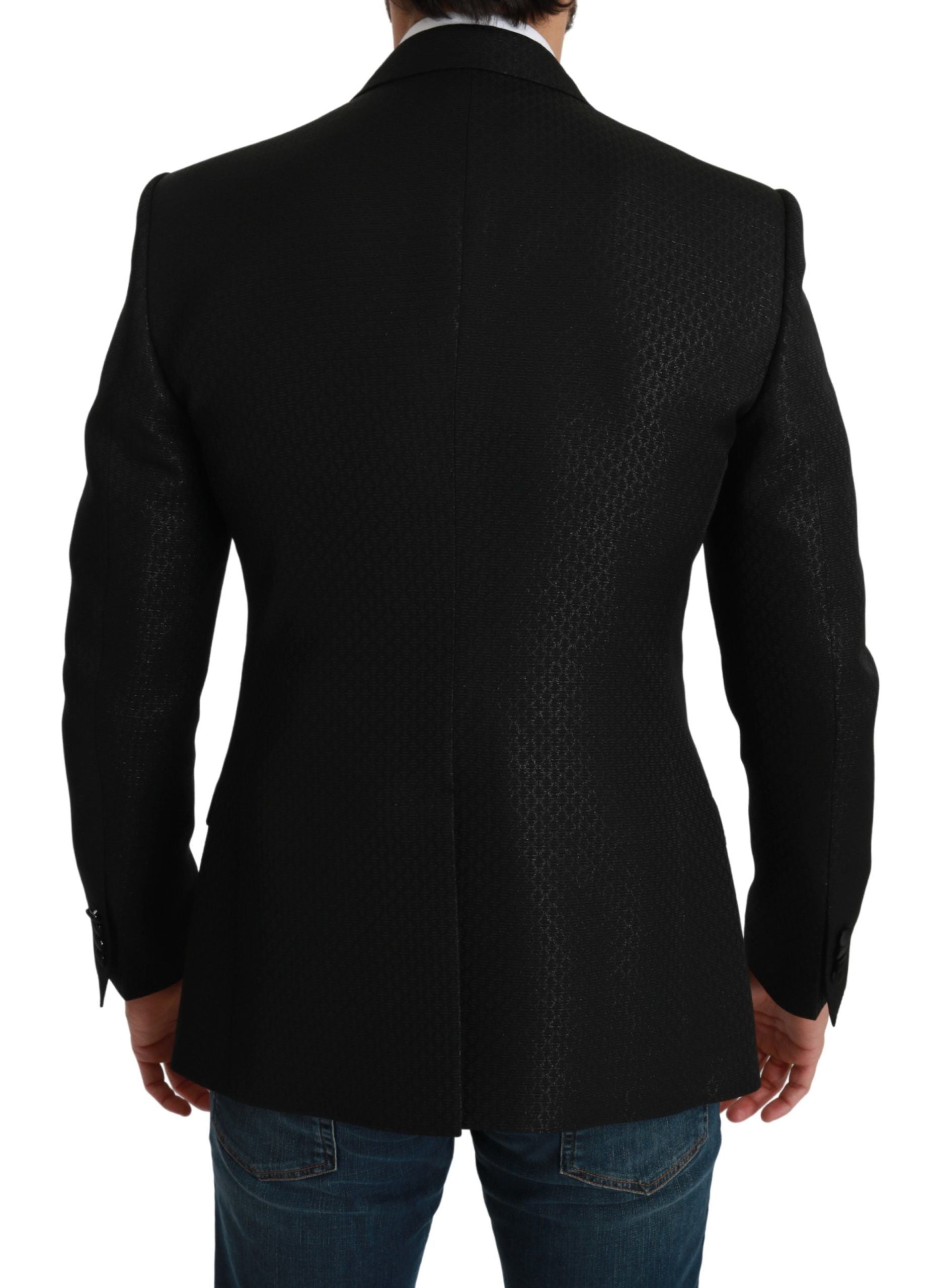 Dolce &amp; Gabbana Veste blazer noire coupe slim Martini