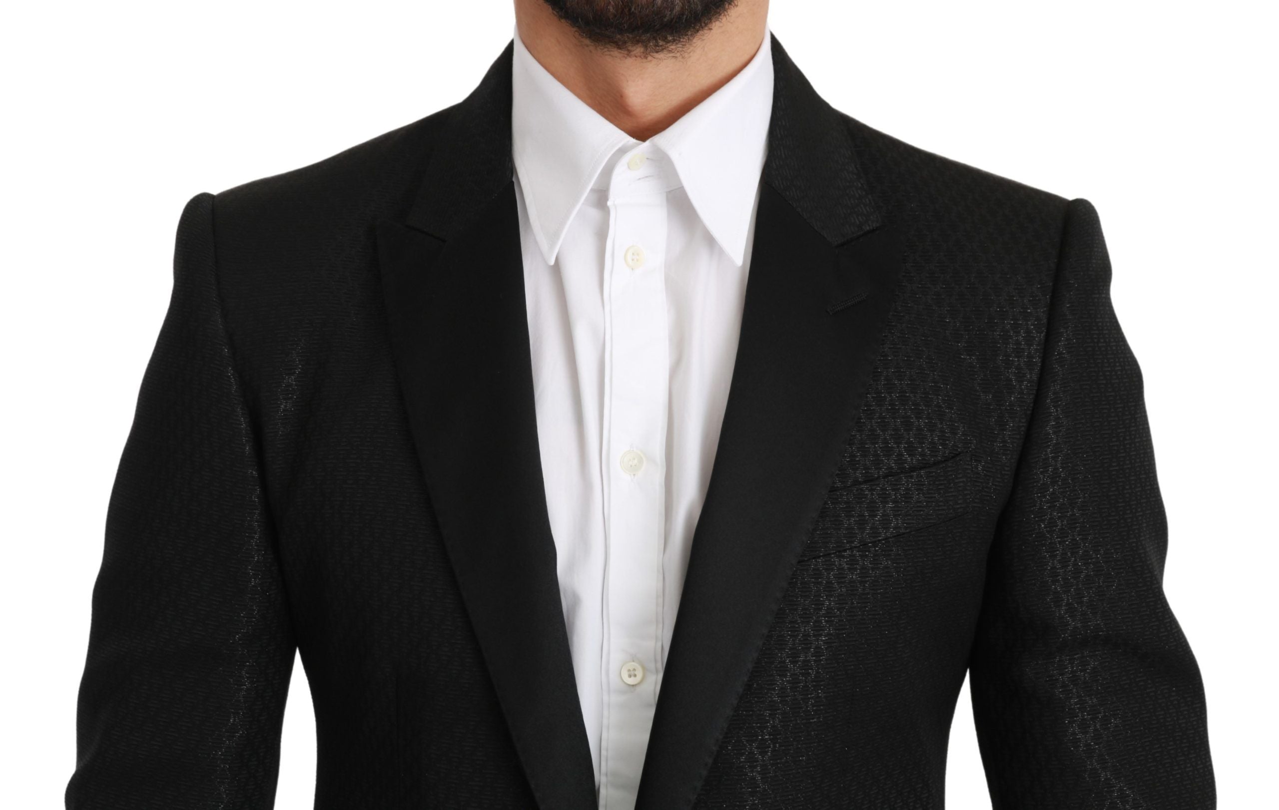 Dolce &amp; Gabbana Veste blazer noire coupe slim Martini