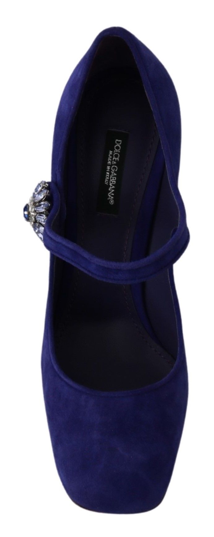 Dolce &amp; Gabbana Escarpins Mary Janes en daim violet élégants