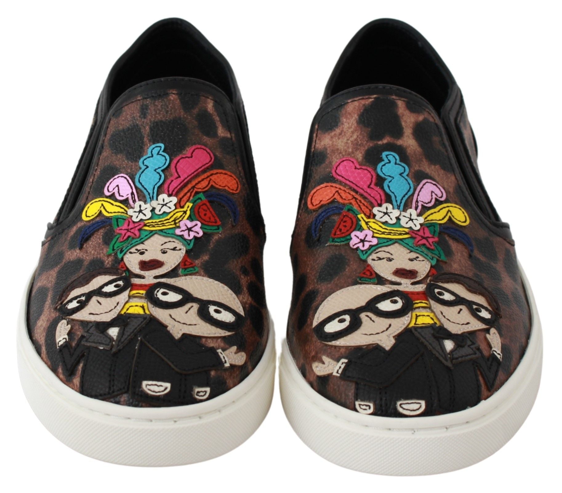 Dolce &amp; Gabbana Mocassins élégants à imprimé léopard pour un style sophistiqué