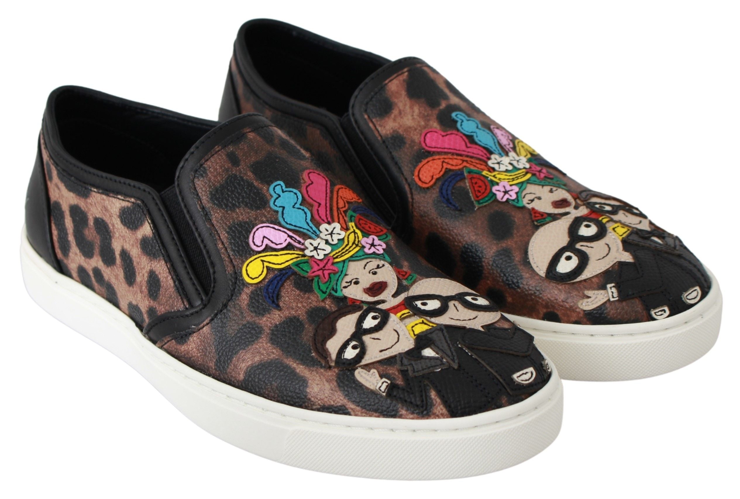 Dolce &amp; Gabbana Mocassins élégants à imprimé léopard pour un style sophistiqué