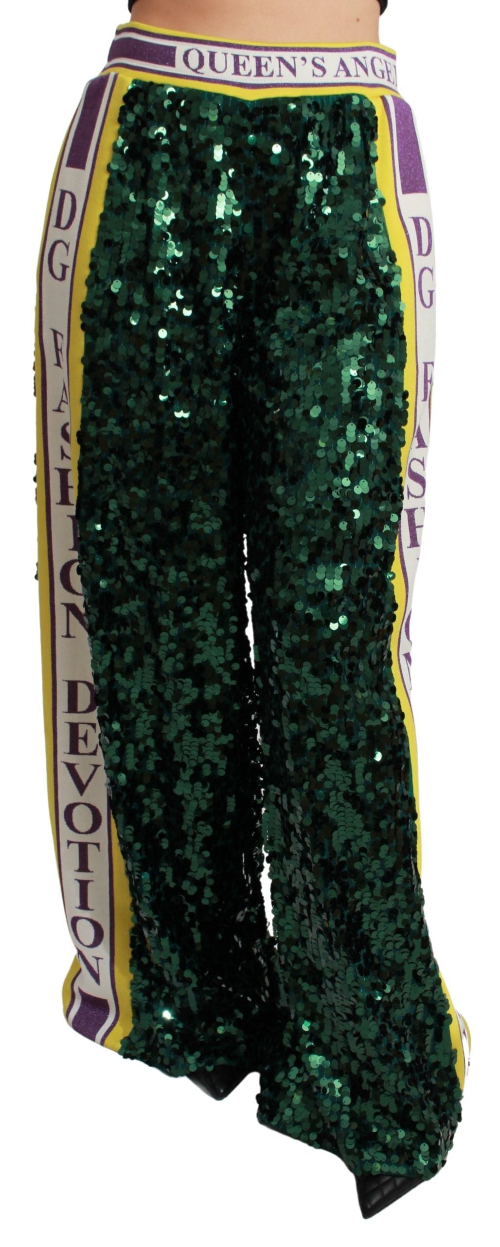 Pantalon à sequins multicolore exclusif Dolce &amp; Gabbana