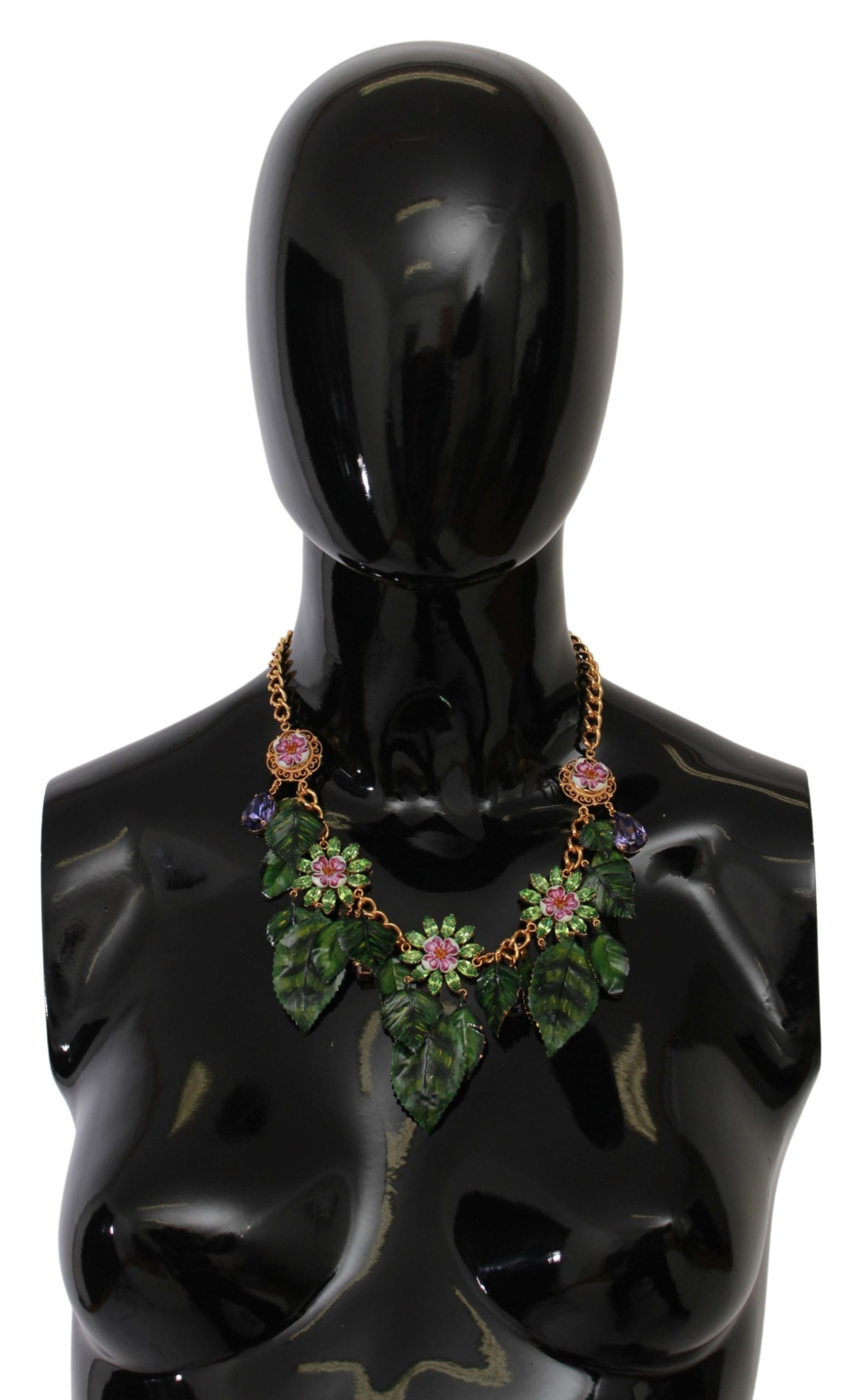 Dolce &amp; Gabbana Collier élégant à breloques florales Sicile