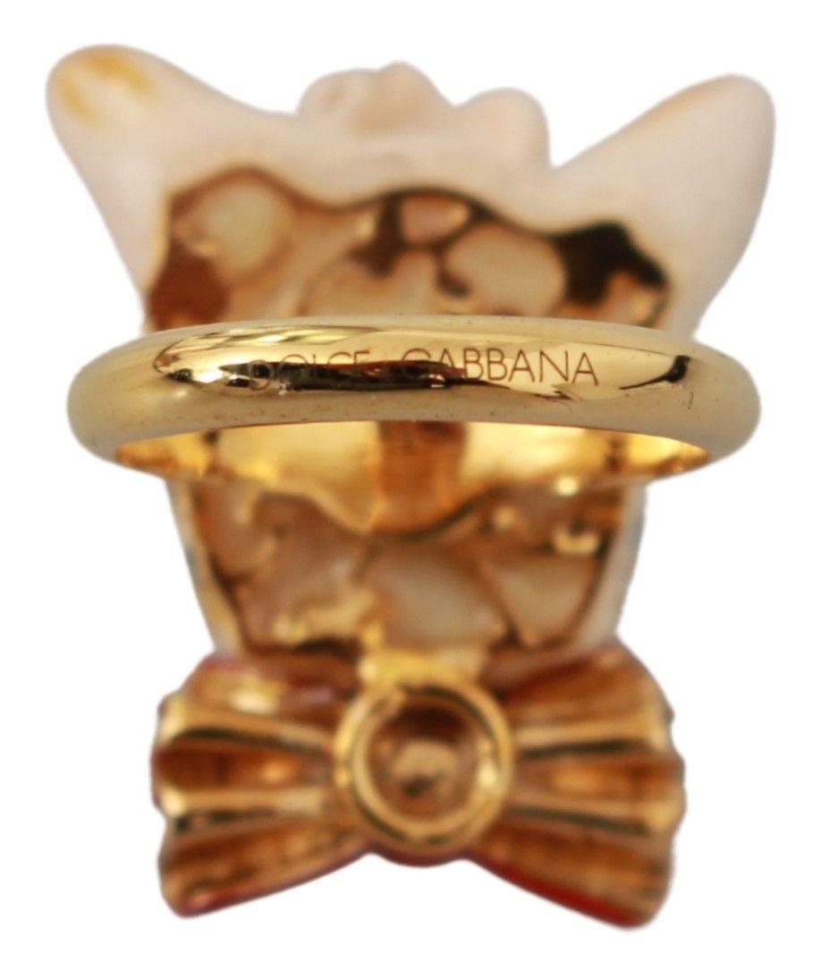 Bague tendance Dolce &amp; Gabbana Chic Canine dorée