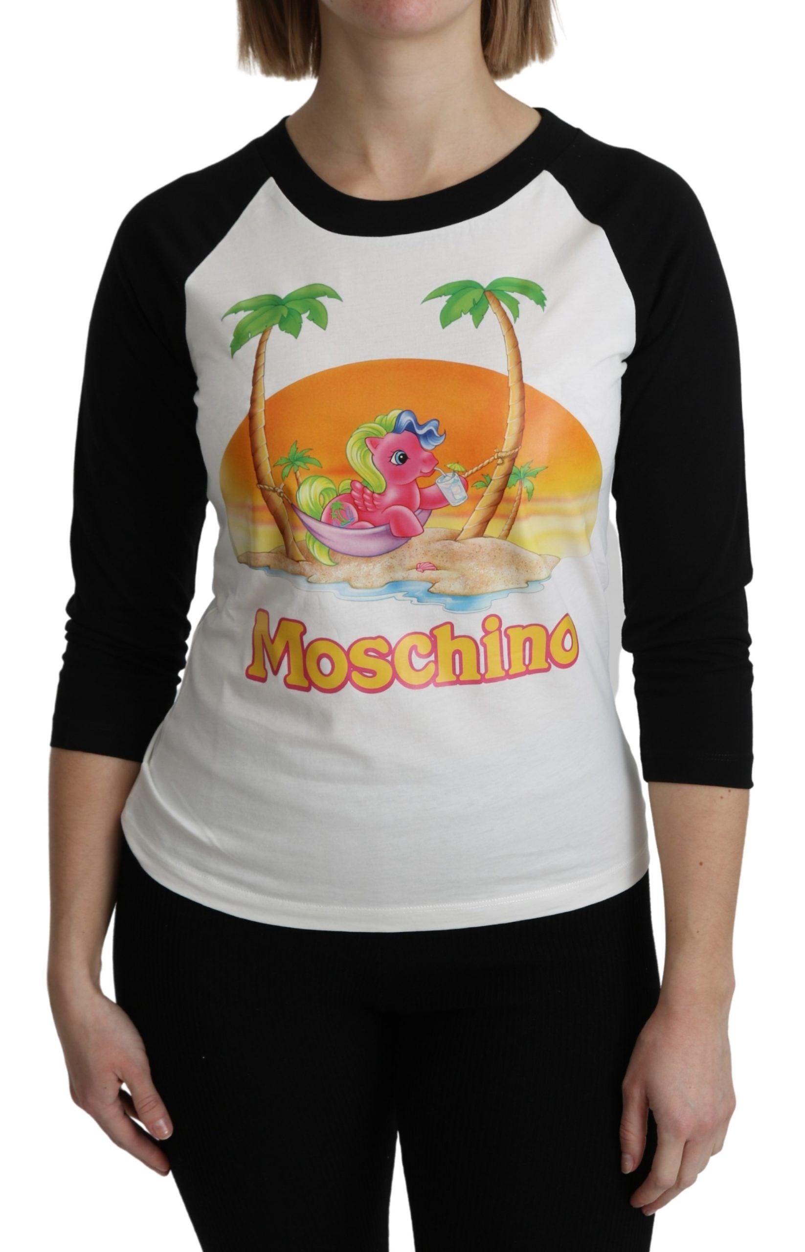 Moschino Chic My Little Pony haut en coton à col rond