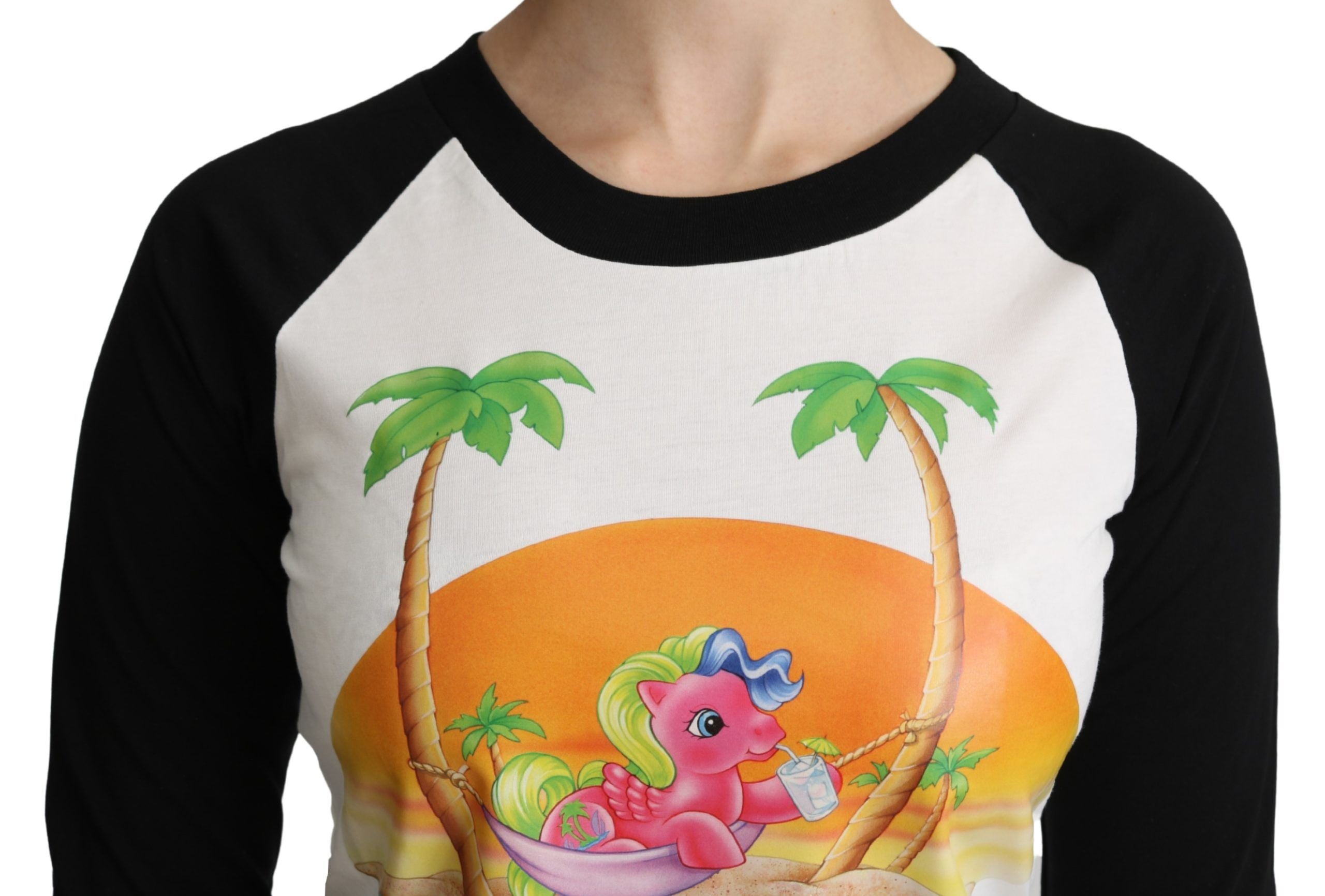 Moschino Chic My Little Pony haut en coton à col rond