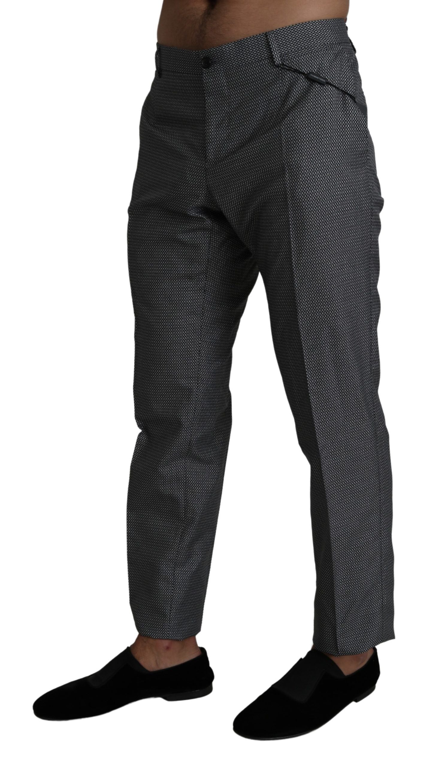 Dolce &amp; Gabbana Pantalon habillé coupe slim gris élégant