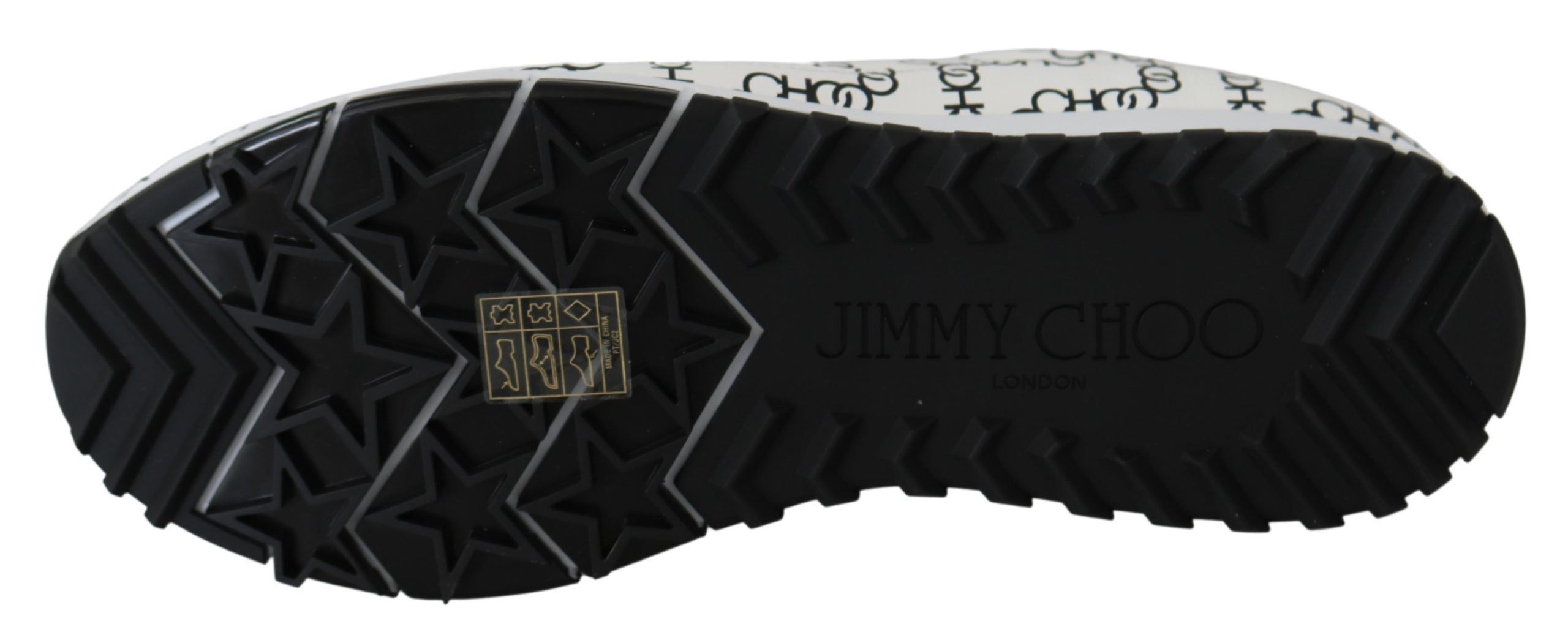 Jimmy Choo élégantes baskets en cuir monochromes