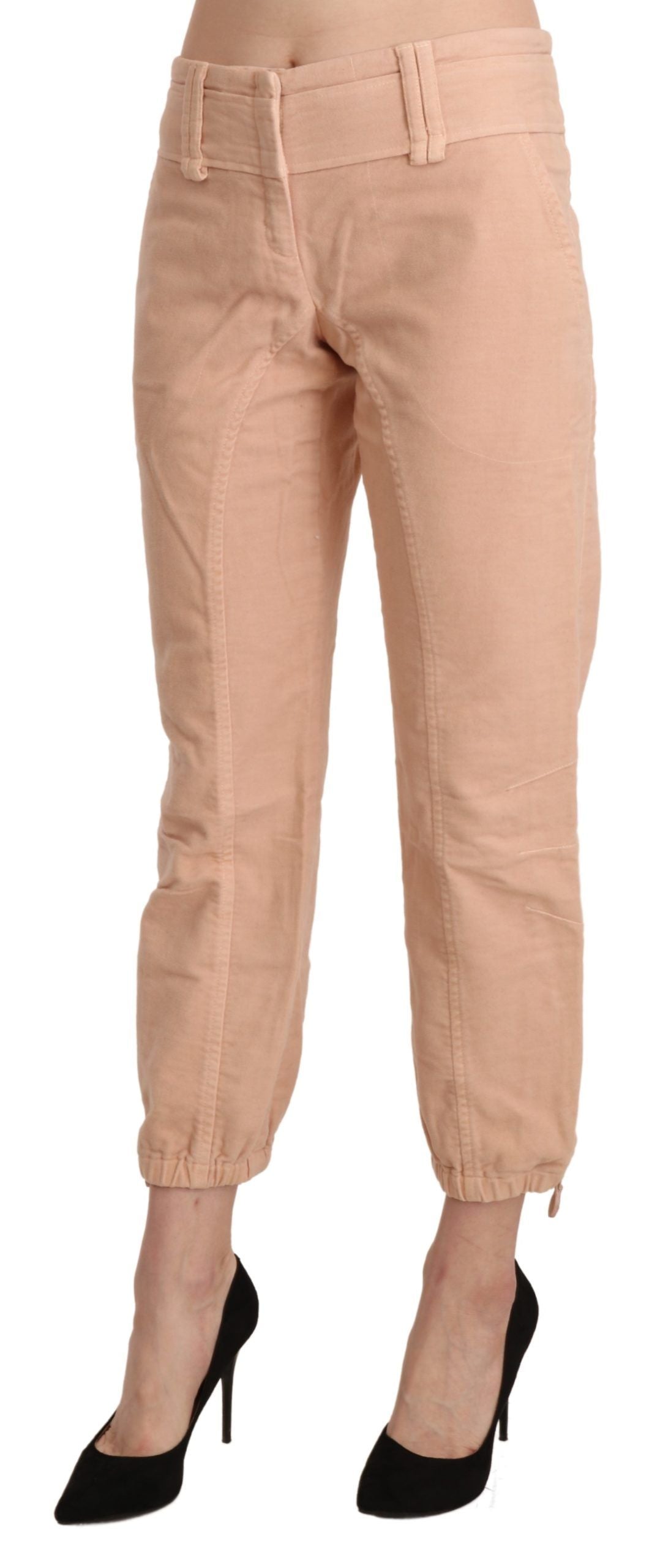 Ermanno Scervino Pantalon court chic en coton beige