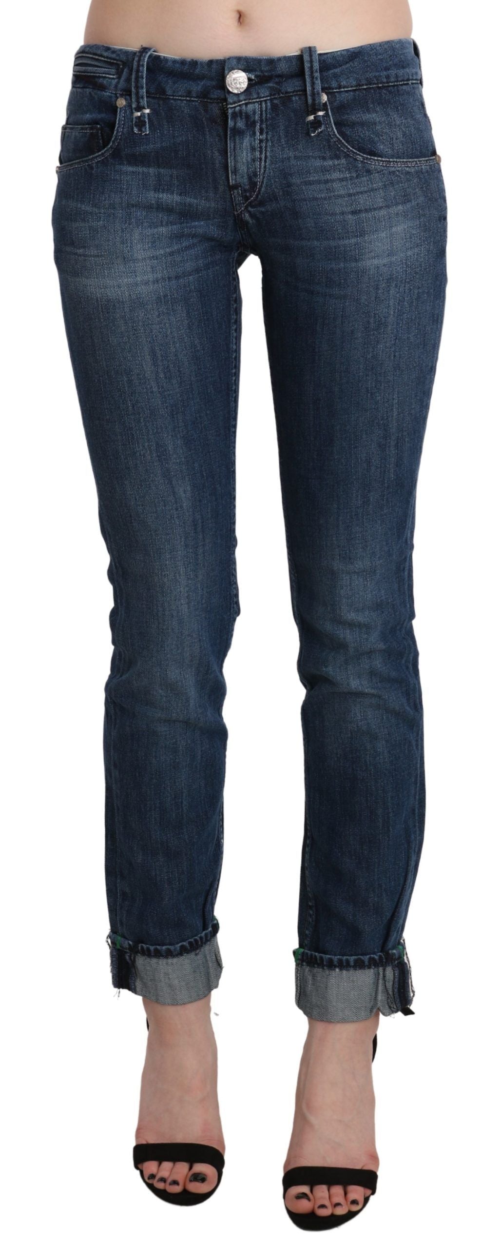 Acht Exquis Skinny Skinny Taille Basse Denim