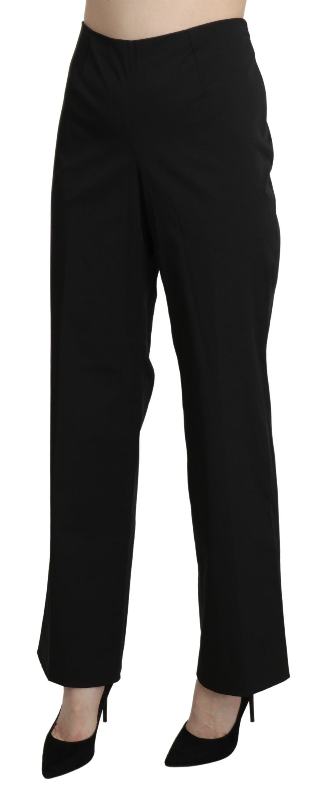 BENCIVENGA Pantalon droit noir taille haute élégant