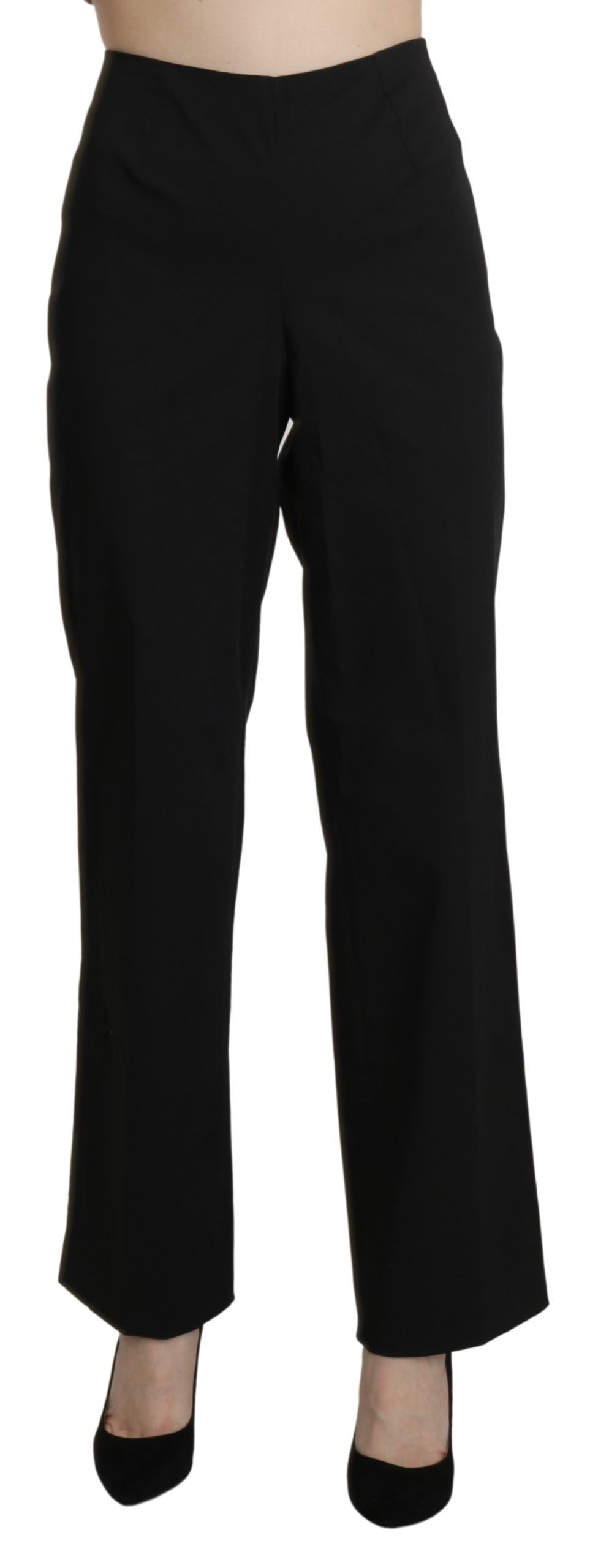 BENCIVENGA Pantalon droit noir taille haute élégant