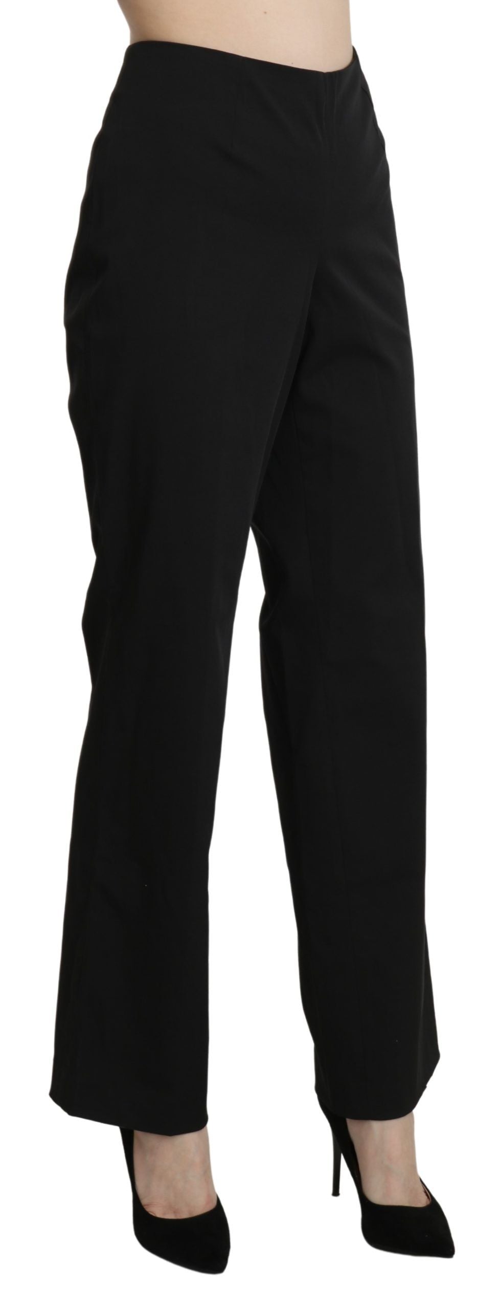 BENCIVENGA Pantalon droit noir taille haute élégant