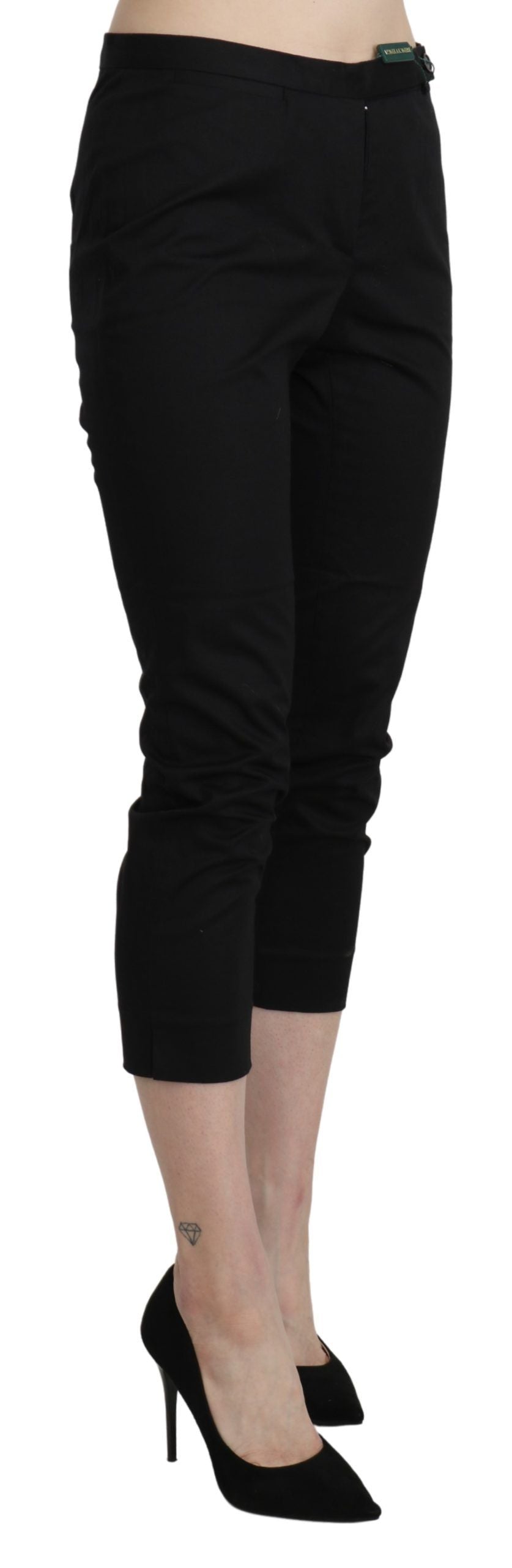 BENCIVENGA Pantalon court skinny taille haute élégant