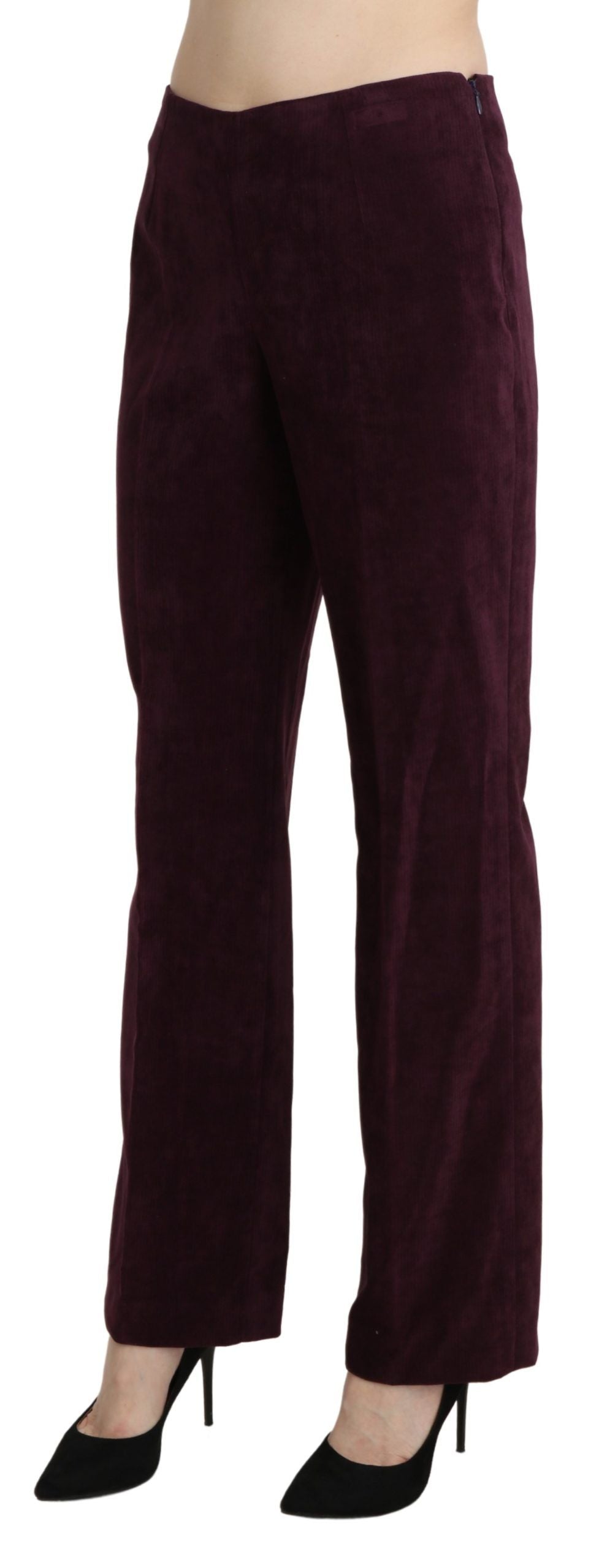 BENCIVENGA Pantalon élégant taille haute droit violet