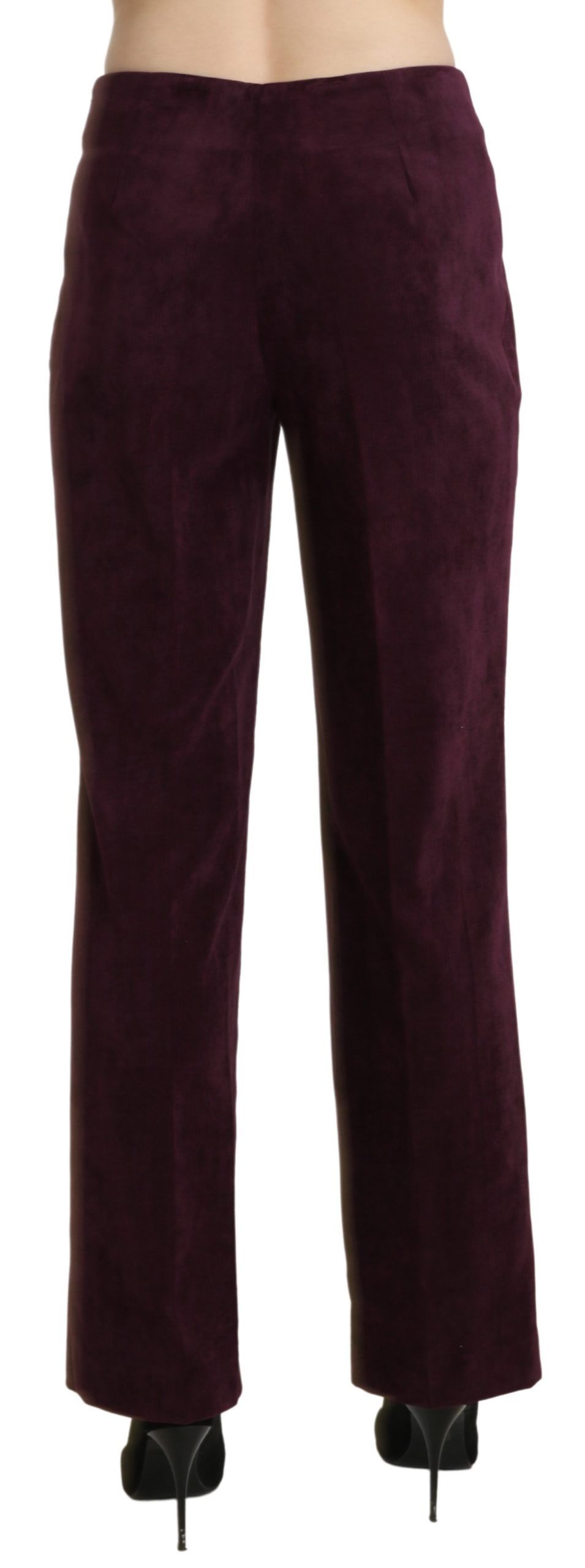 BENCIVENGA Pantalon élégant taille haute droit violet