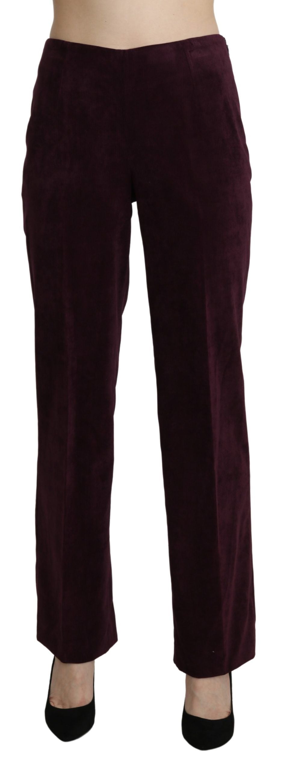 BENCIVENGA Pantalon élégant taille haute droit violet