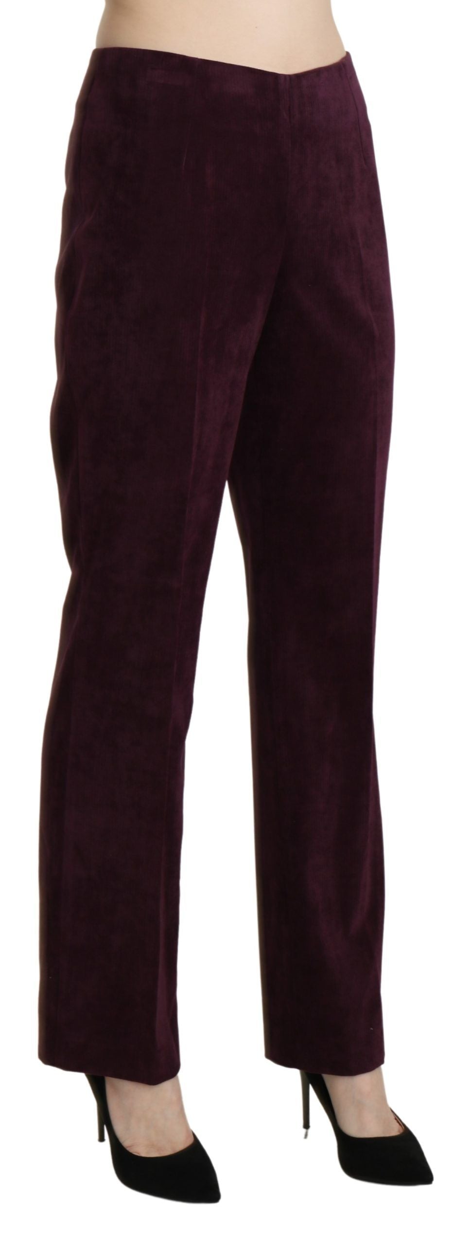 BENCIVENGA Pantalon élégant taille haute droit violet