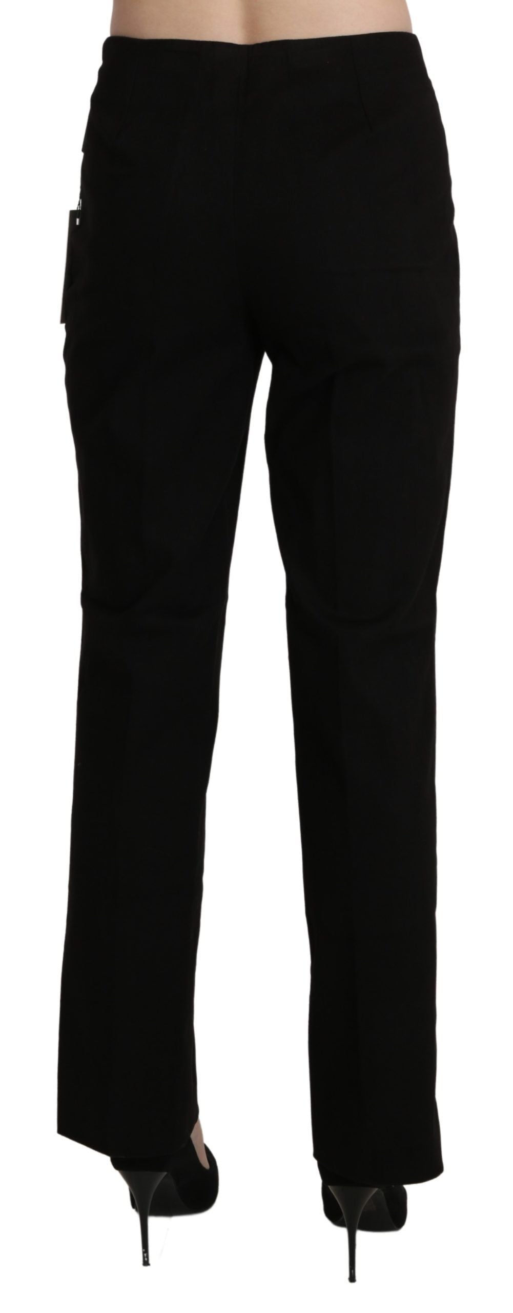 BENCIVENGA Pantalon droit noir taille haute élégant