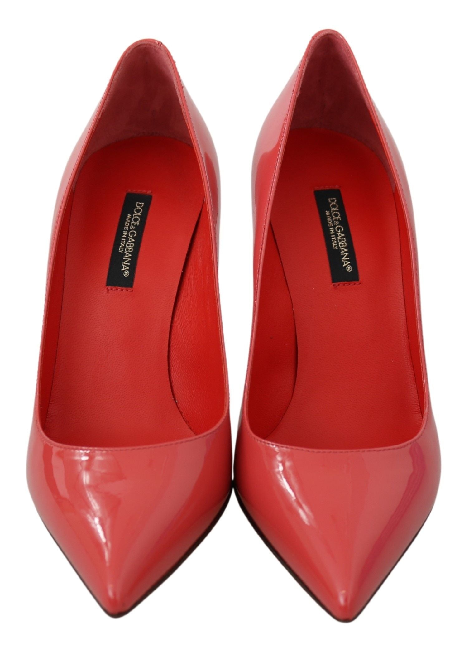 Dolce & Gabbana Elegant Dark Pink Patent Leather Pumps