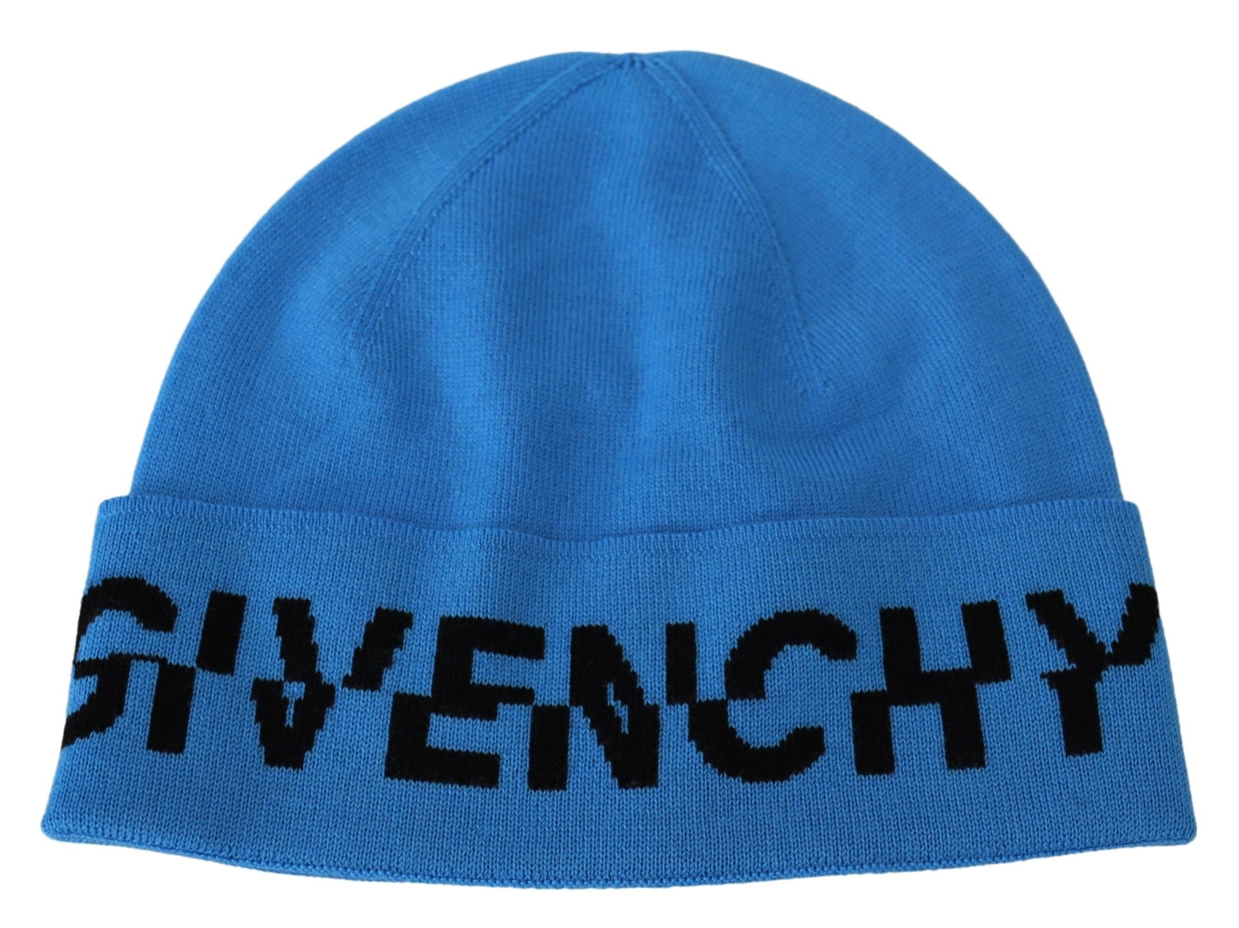 Bonnet en laine Givenchy Chic avec logo noir signature