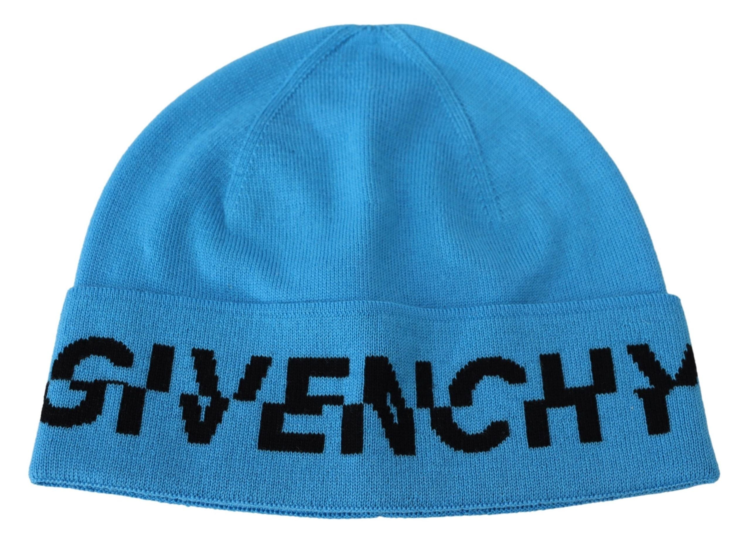 Givenchy Chic Unisex Wool Beanie with Logo Detail