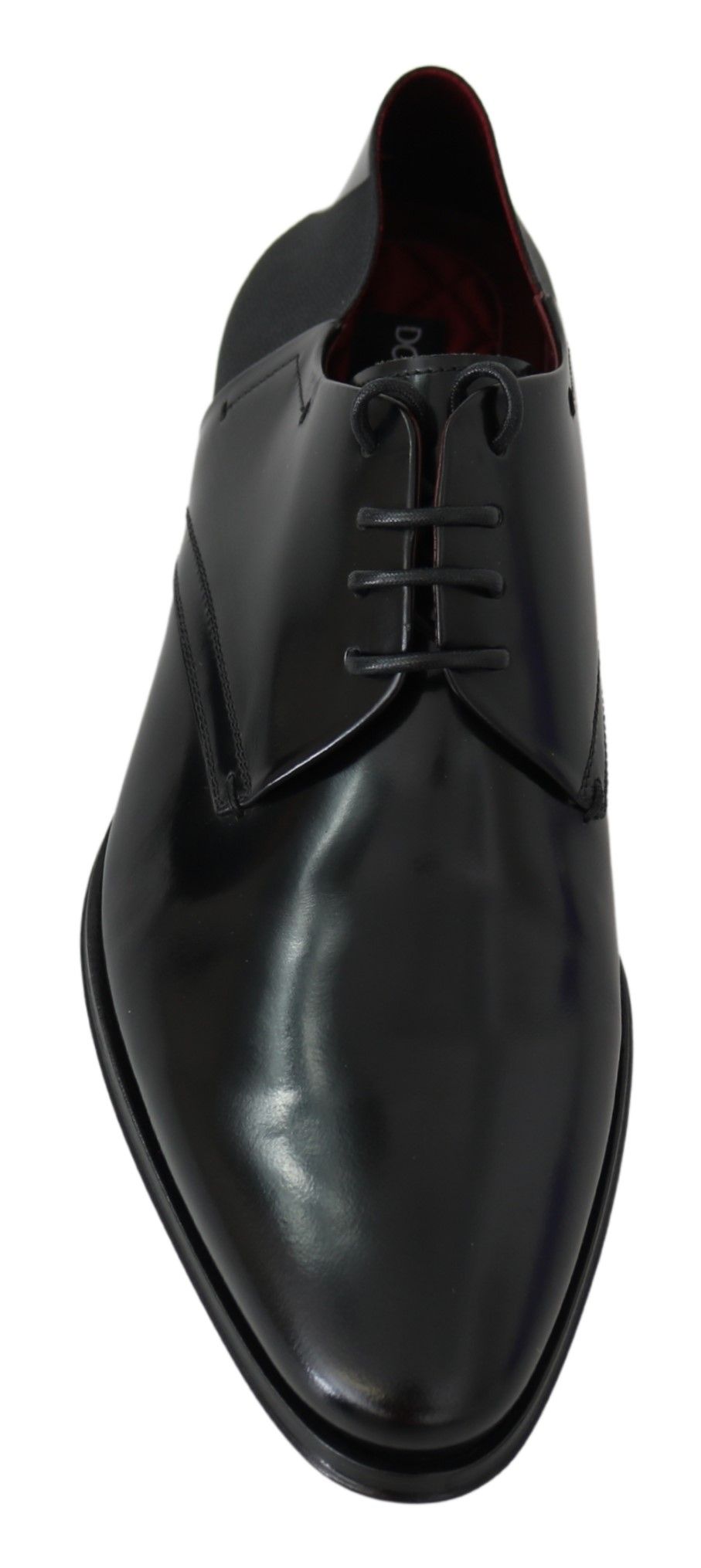 Dolce &amp; Gabbana élégantes chaussures derby en cuir noir