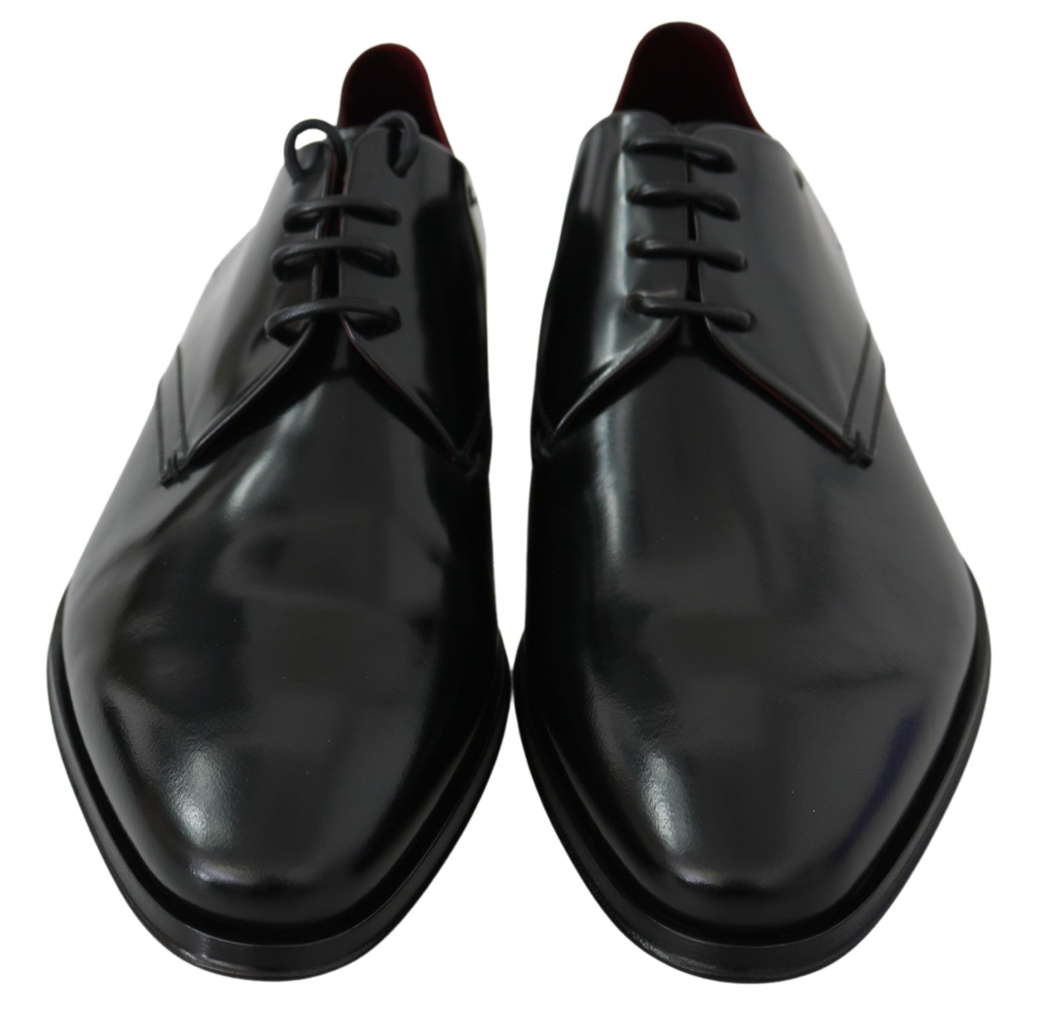 Dolce &amp; Gabbana élégantes chaussures derby en cuir noir