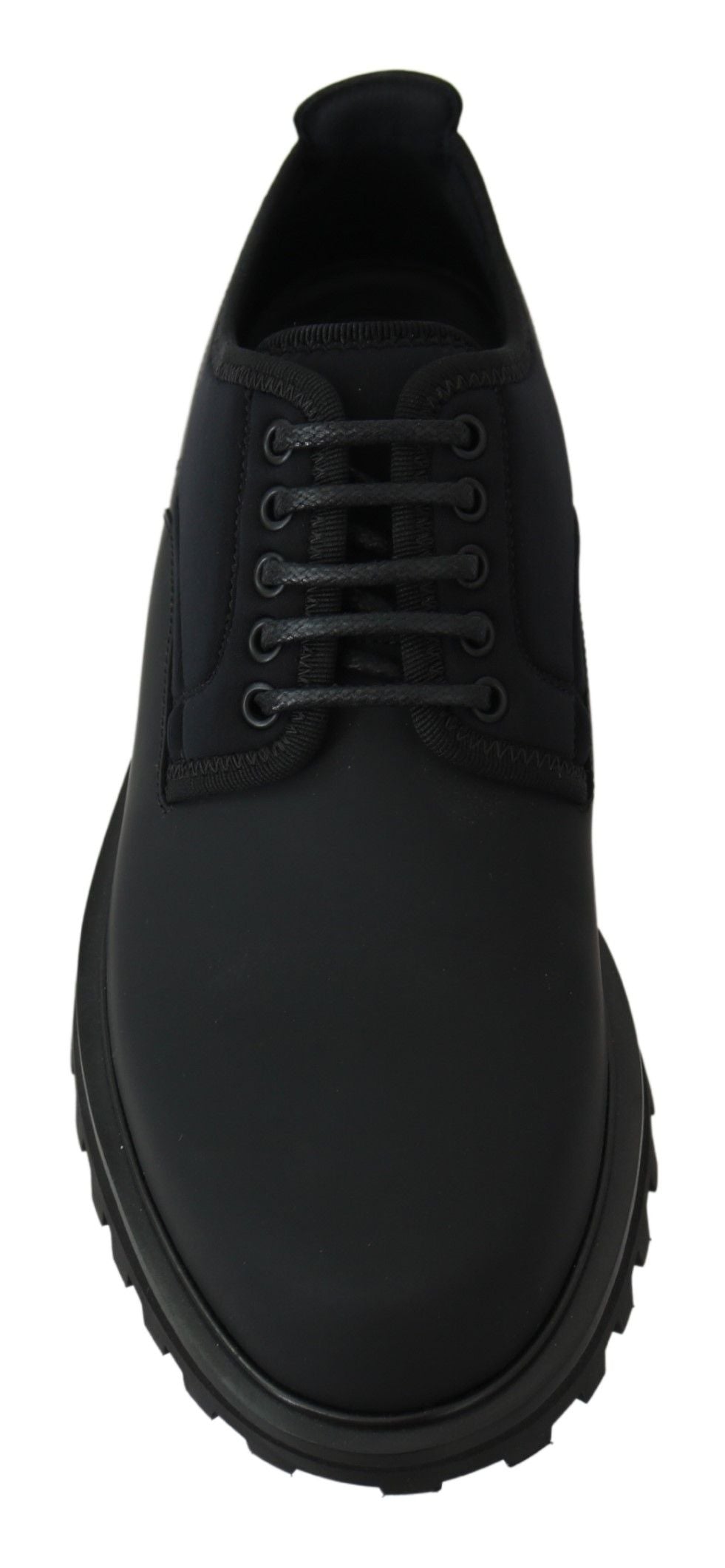 Dolce &amp; Gabbana Élégantes chaussures derby en cuir de veau noir