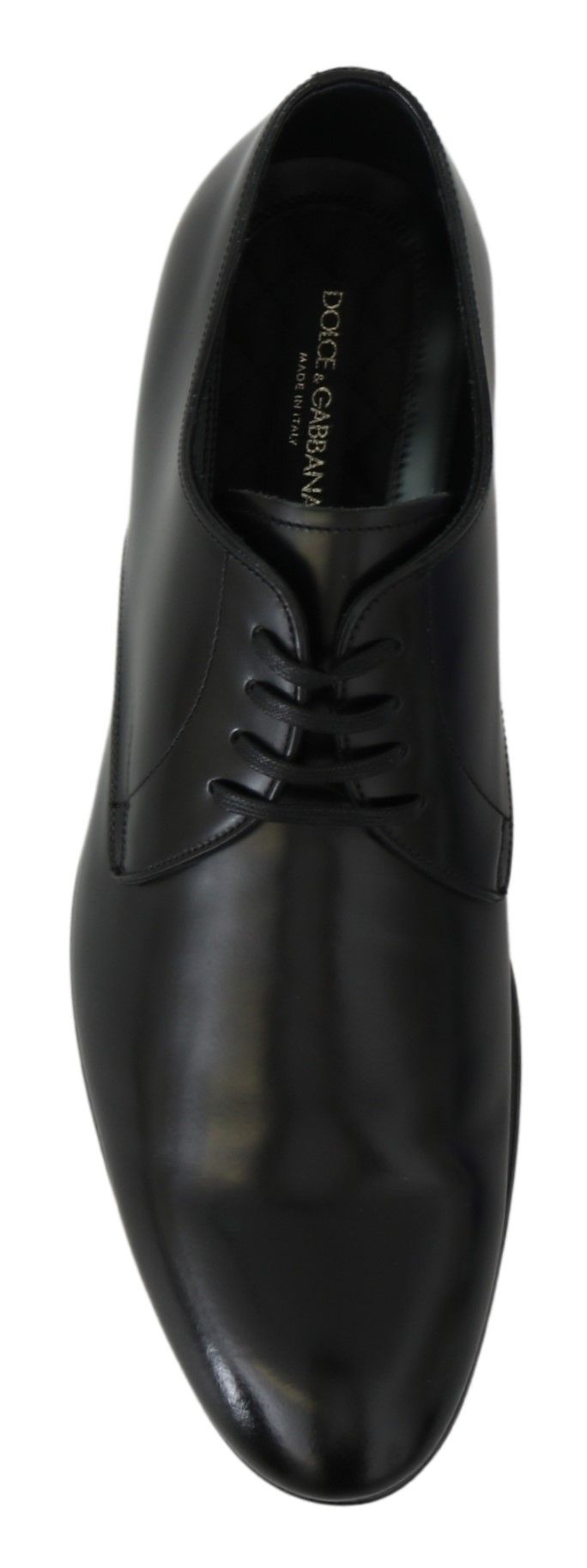 Dolce &amp; Gabbana élégantes chaussures derby en cuir noir