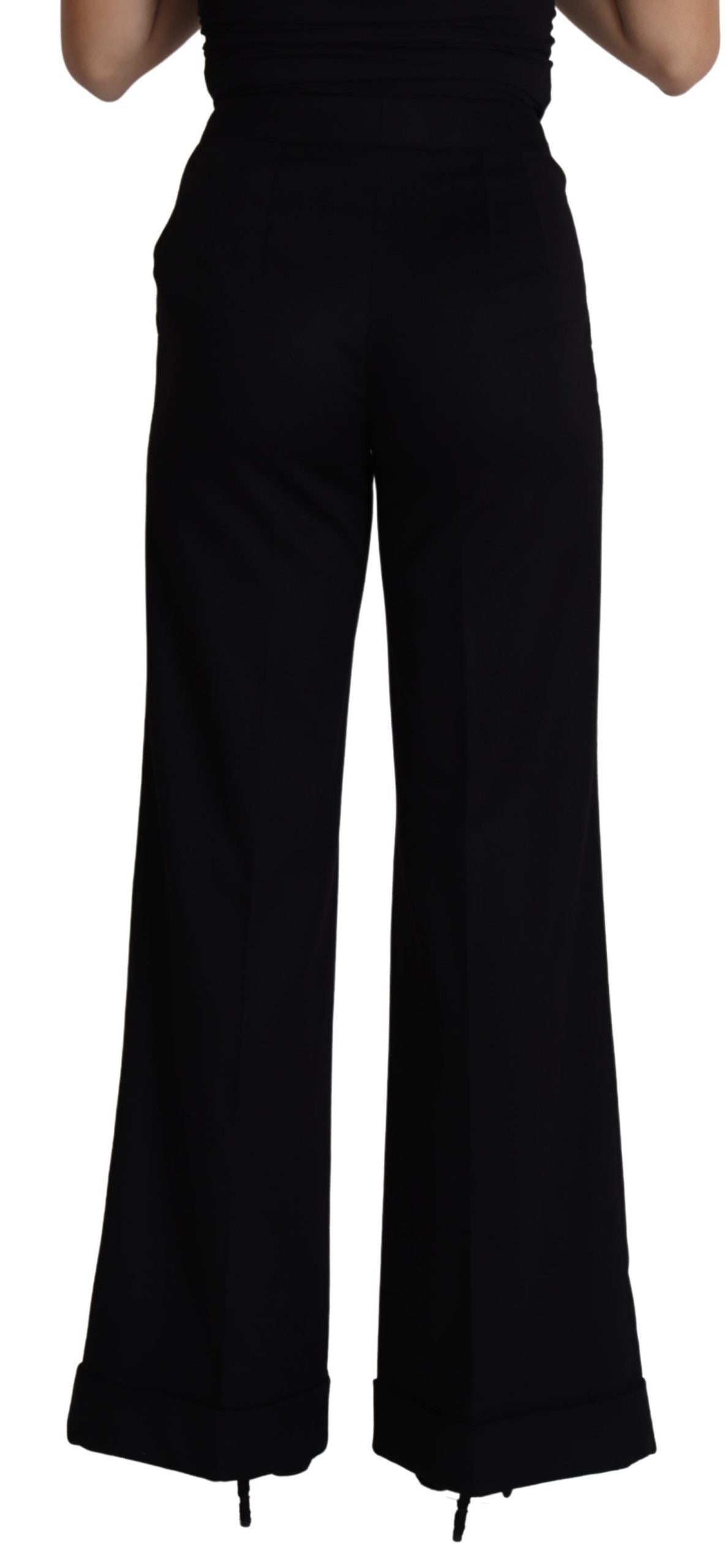 Dolce &amp; Gabbana Pantalon large en cachemire élégant