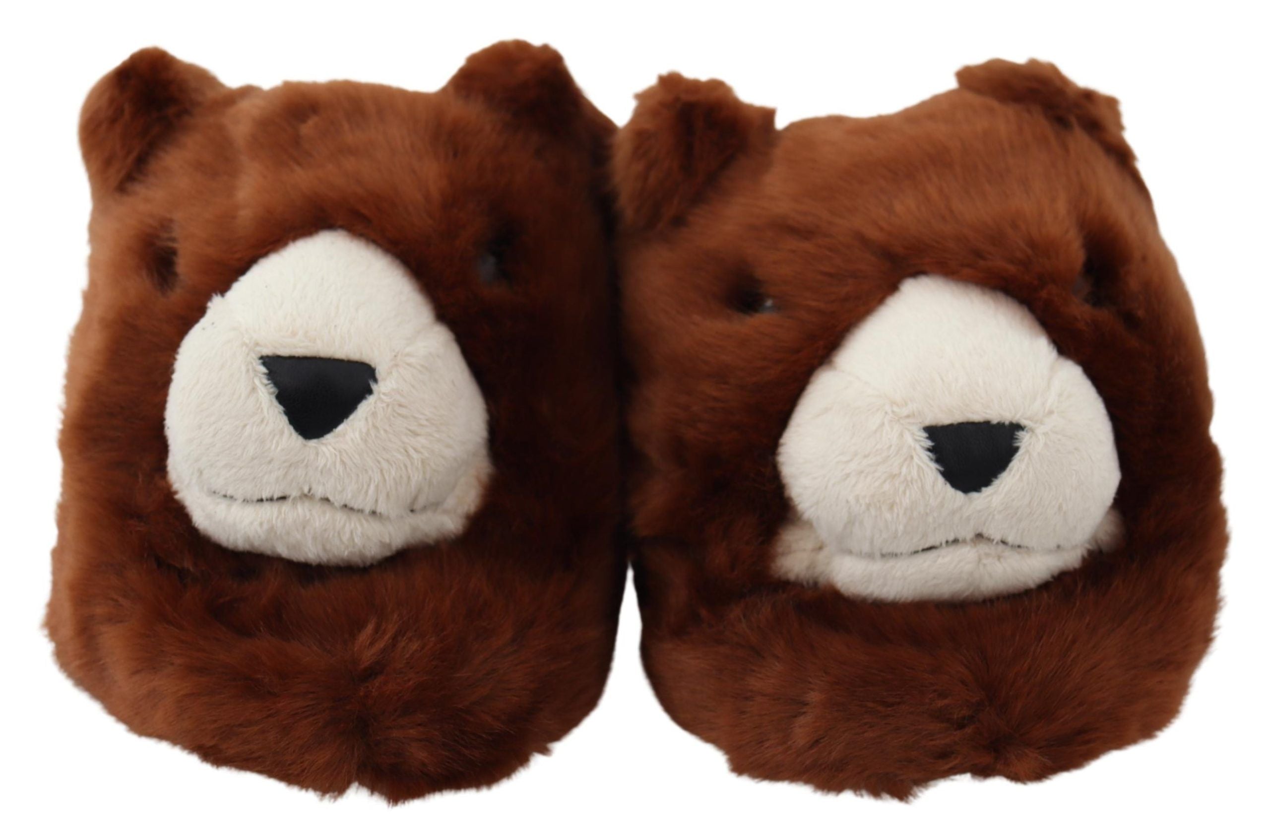 Dolce &amp; Gabbana Mocassins marron ornés Teddy Bear