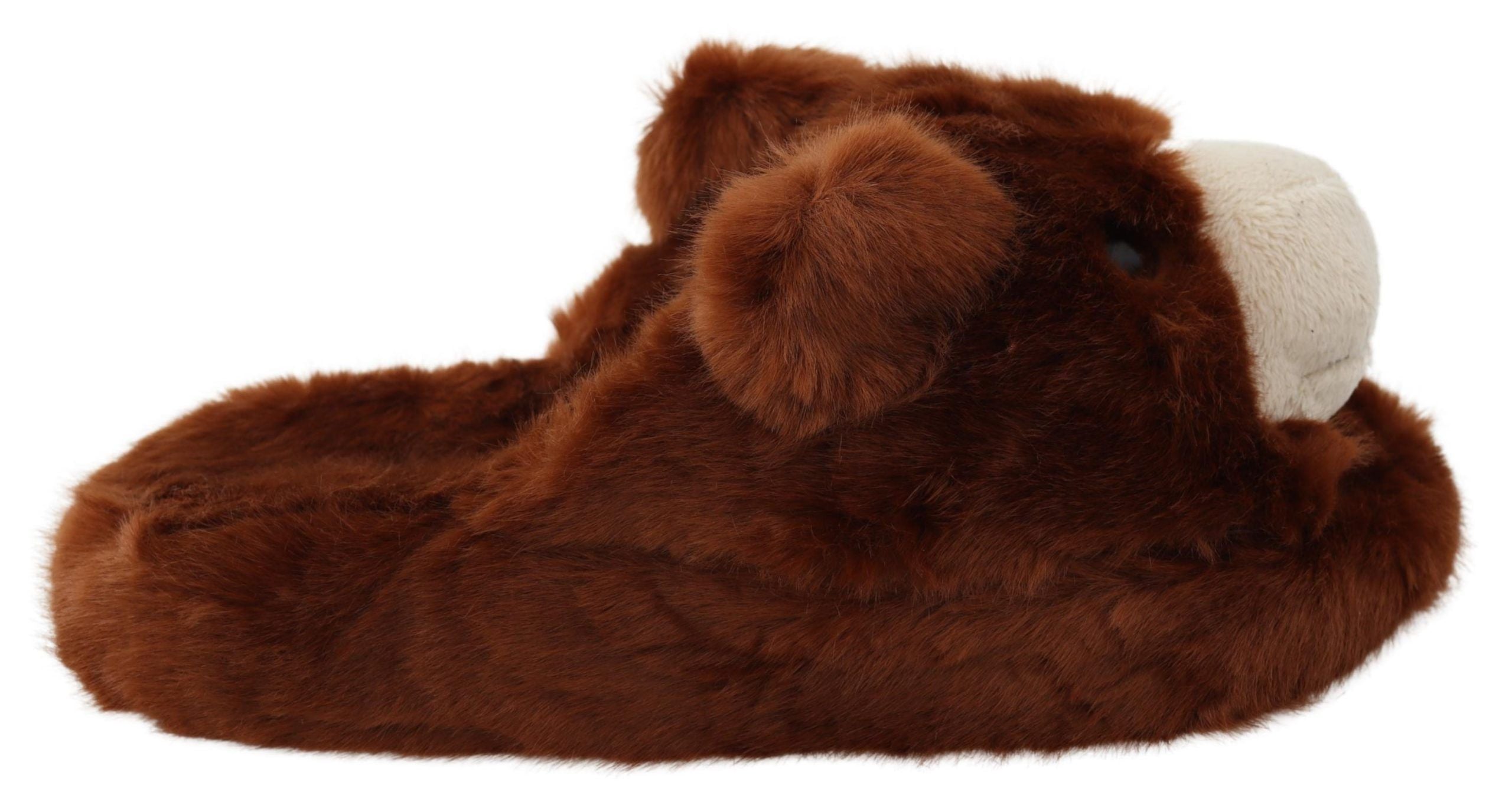 Dolce &amp; Gabbana Mocassins marron ornés Teddy Bear