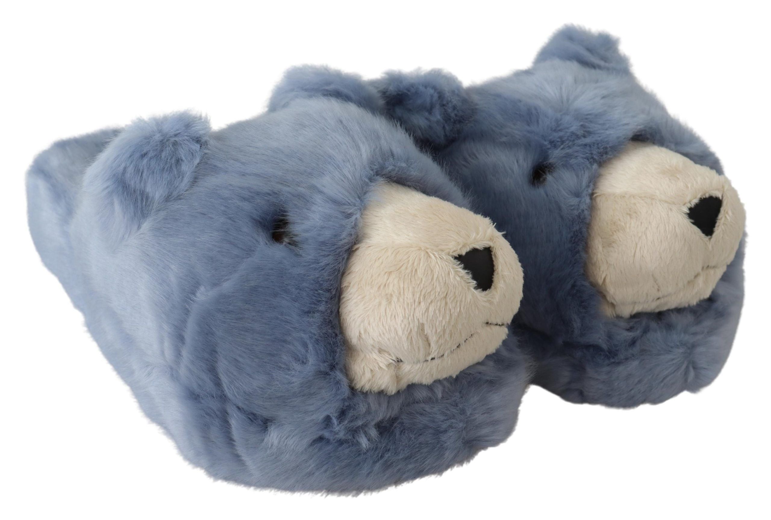 Dolce &amp; Gabbana Chic Mocassins Bleus Teddy Bear