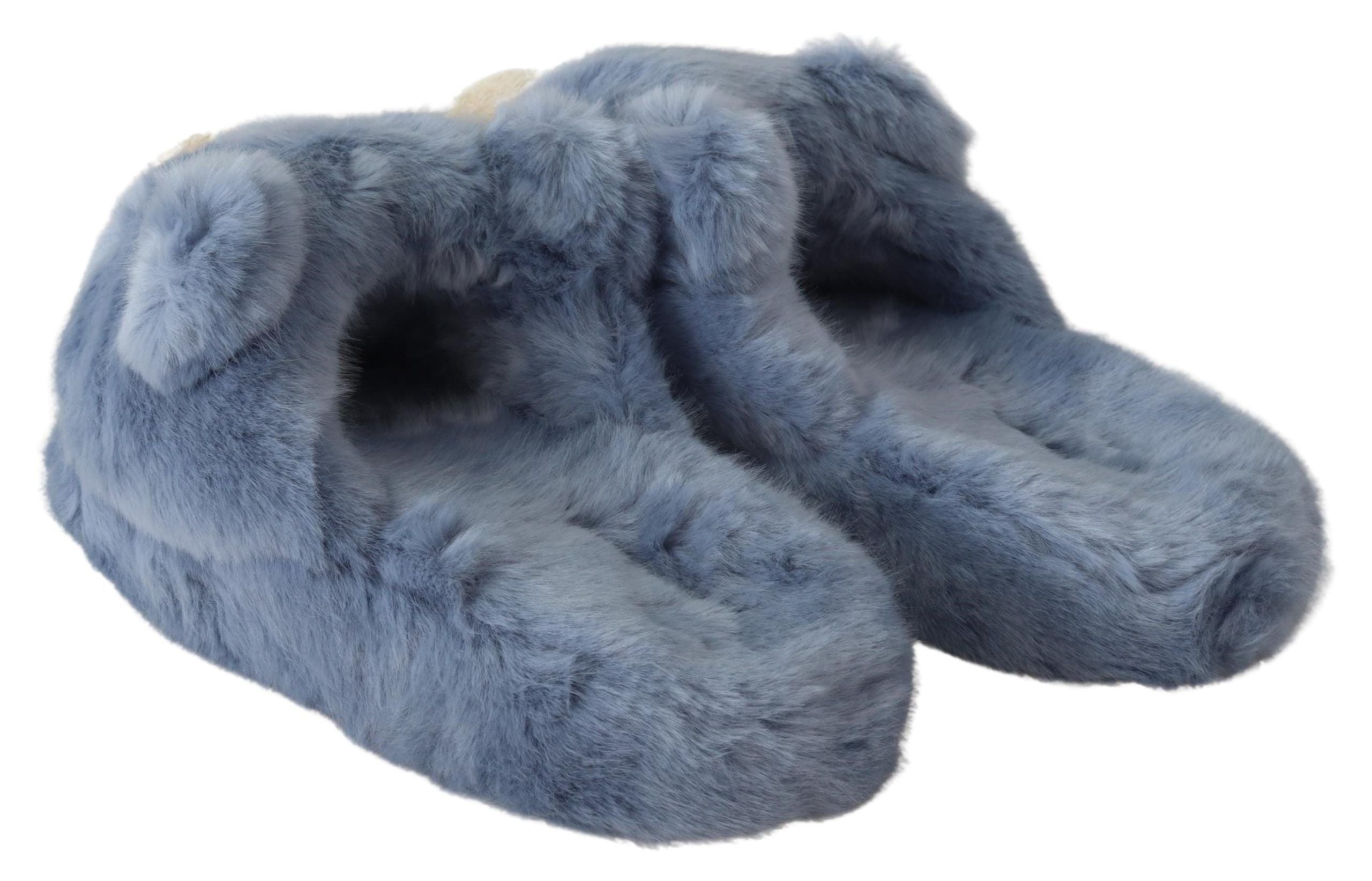 Dolce &amp; Gabbana Chic Mocassins Bleus Teddy Bear