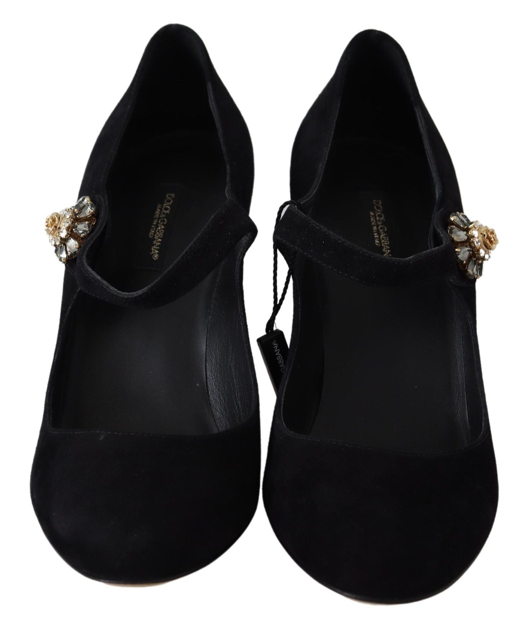 Dolce &amp; Gabbana Élégantes escarpins Mary Janes en daim noir