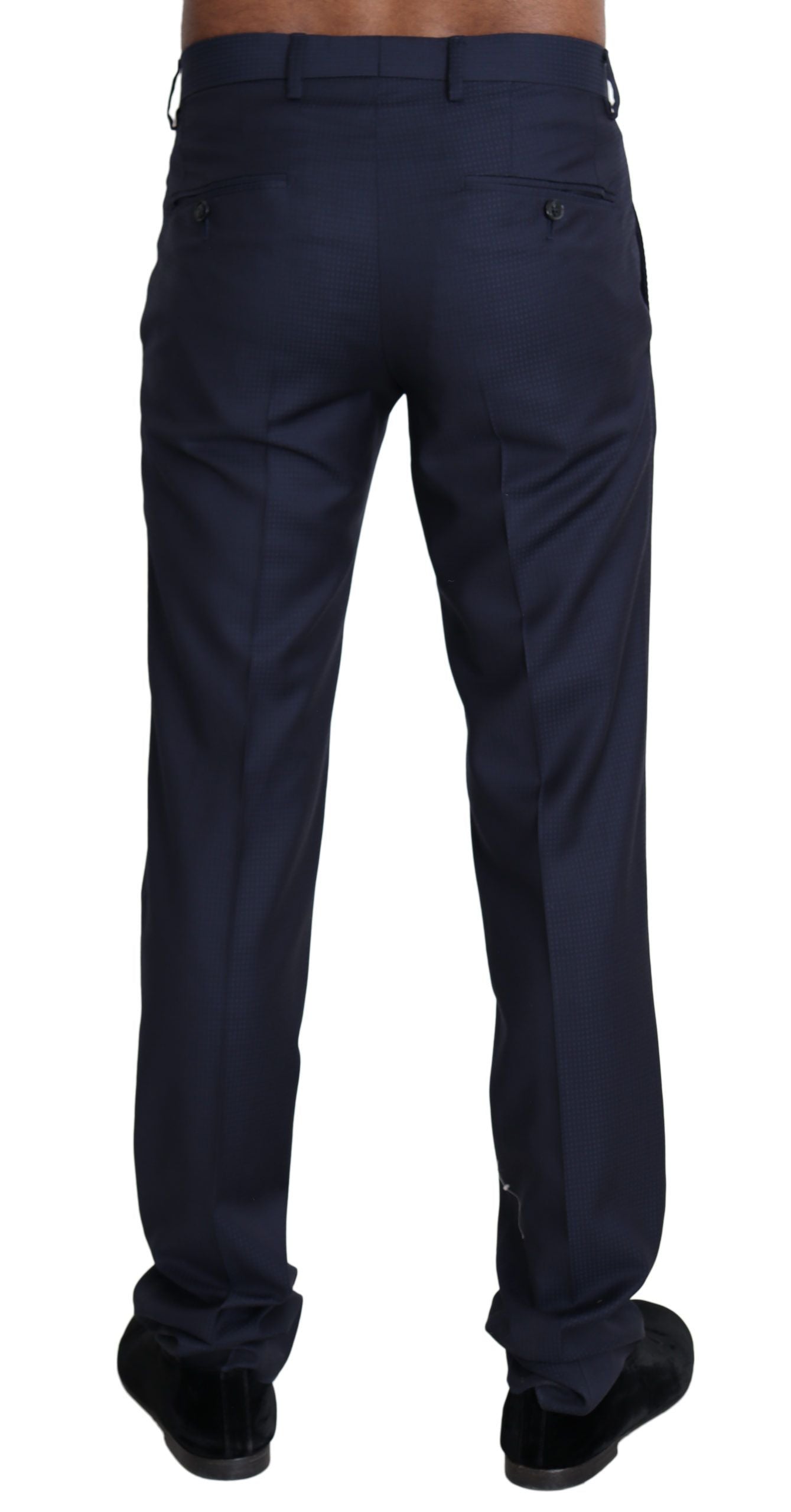 Dolce &amp; Gabbana Pantalon habillé élégant en laine mélangée coupe slim