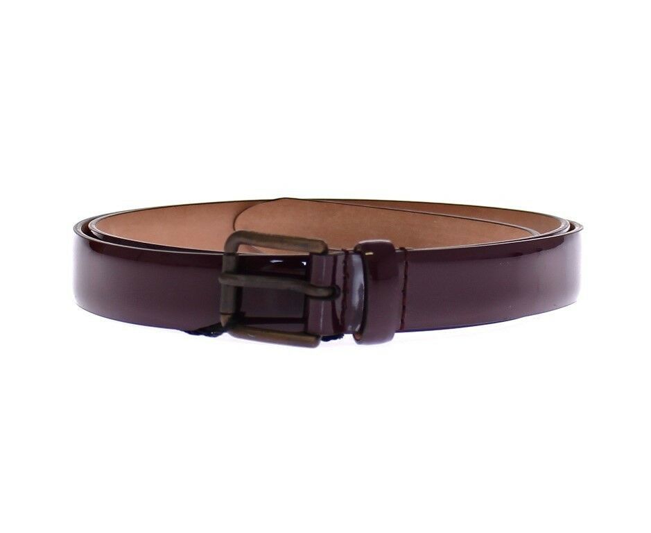 Dolce &amp; Gabbana Ceinture élégante en cuir violet