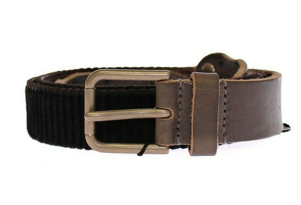 Ceinture pour homme Dolce &amp; Gabbana élégante fusion cuir-coton