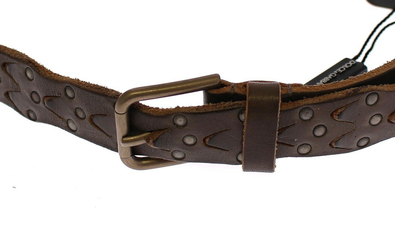 Ceinture pour homme Dolce &amp; Gabbana élégante fusion cuir-coton