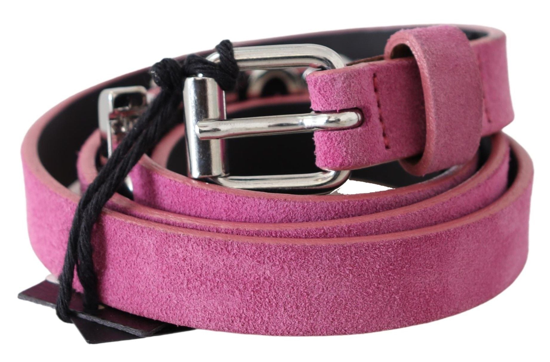 Just Cavalli Ceinture en cuir rose fuschia