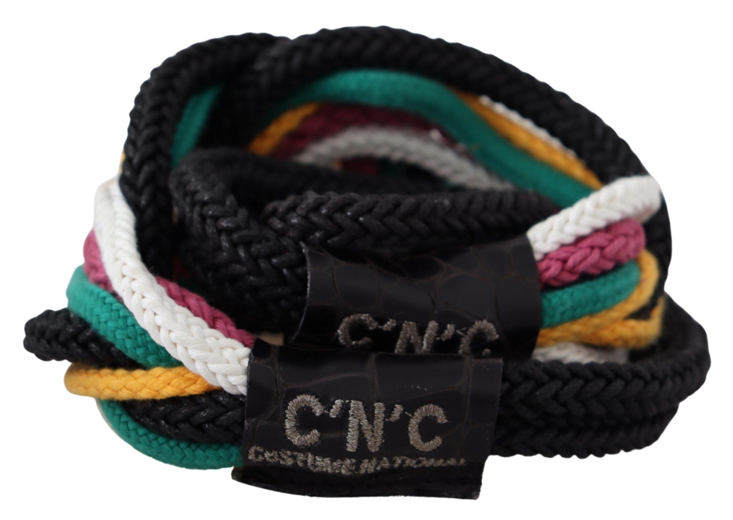 Ceinture en corde torsadée multicolore Costume National Chic