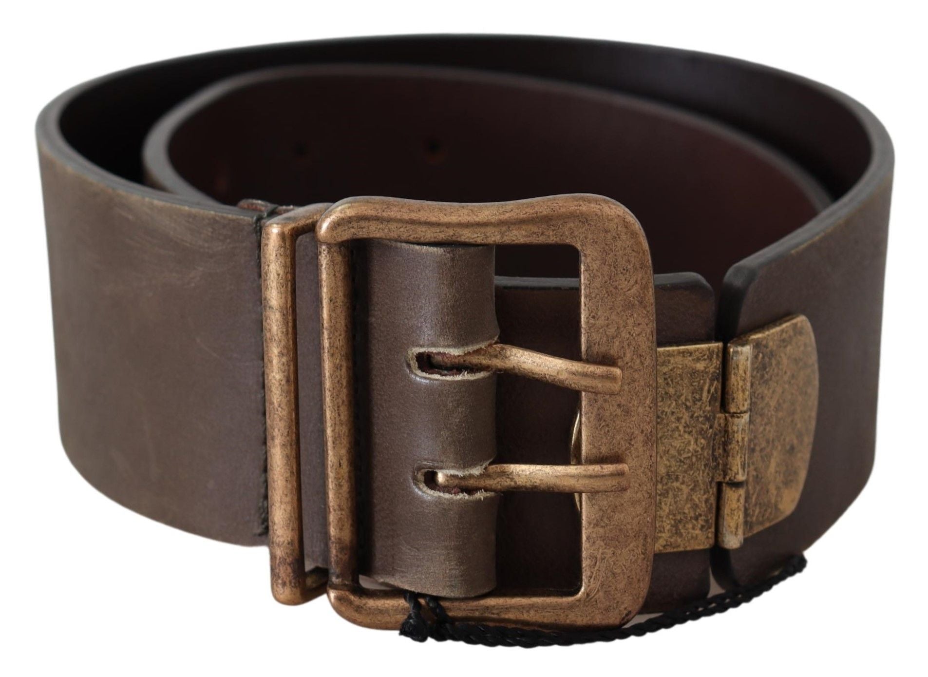 Ermanno Scervino Ceinture tendance en cuir élégante en marron riche