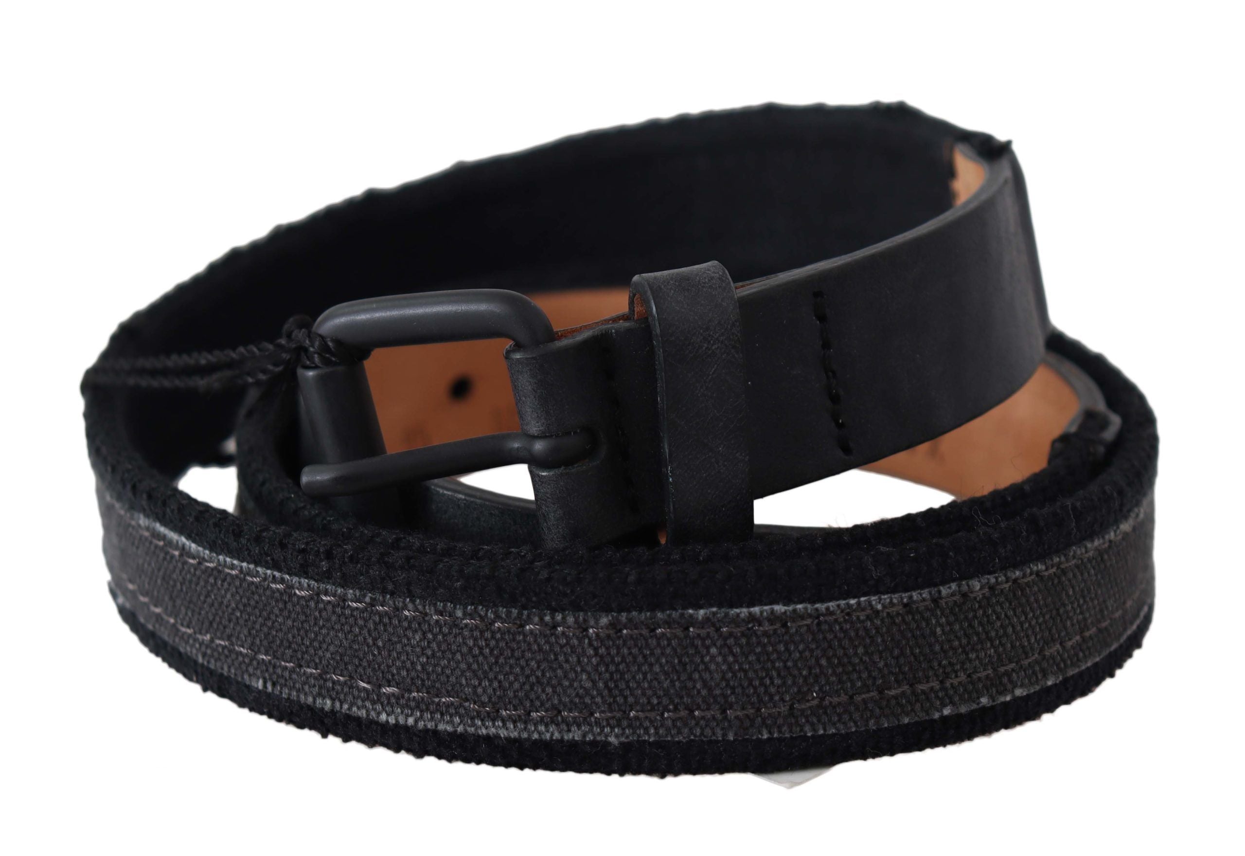 Ermanno Scervino Ceinture chic en cuir noir