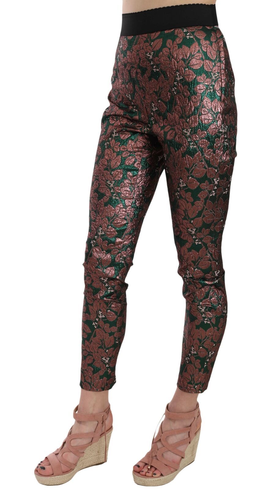 Dolce &amp; Gabbana Pantalon de créateur multicolore élégant